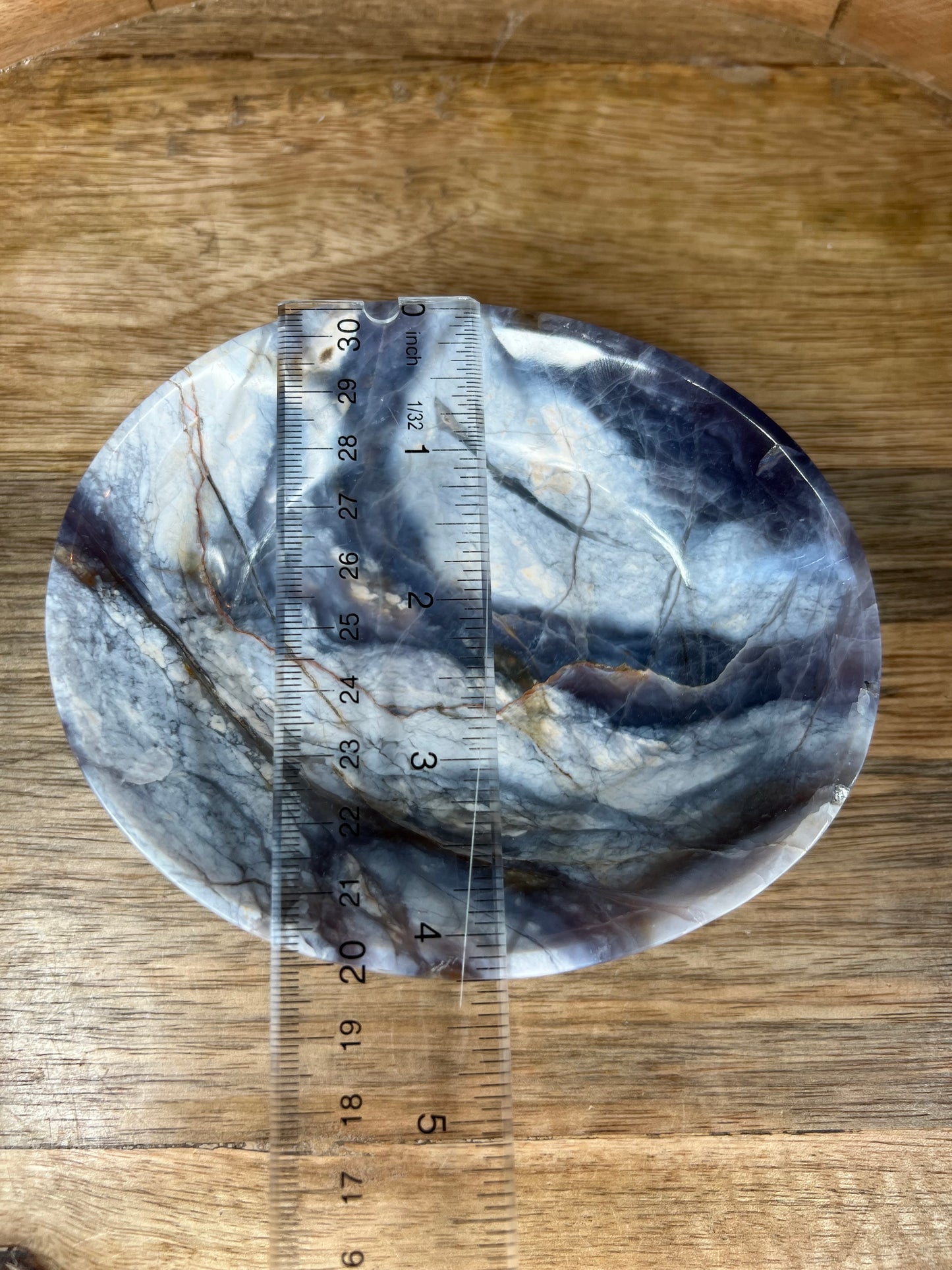 Purple Chalcedony Bowl