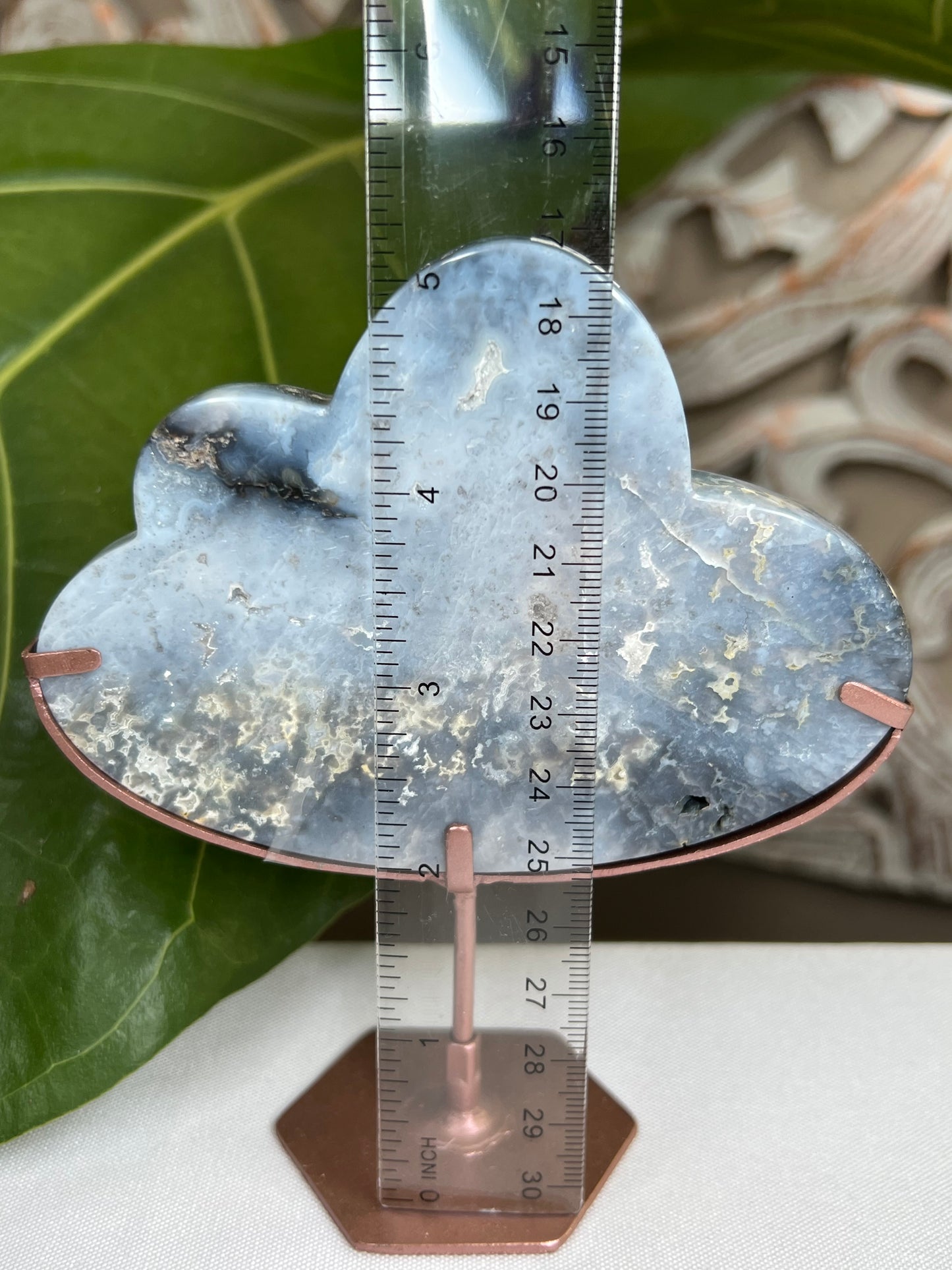 Blue plume agate cloud