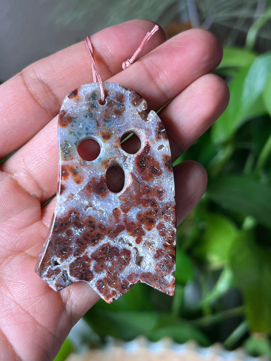 Marcasite Ghost Ornament