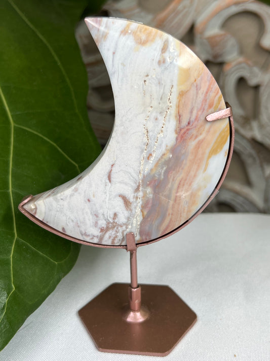 Milky Jasper Moon