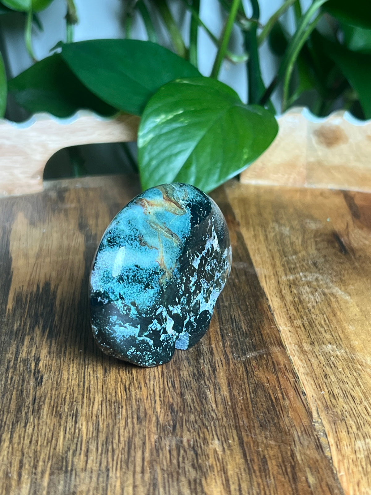 Blue Green Jasper Bear: KB