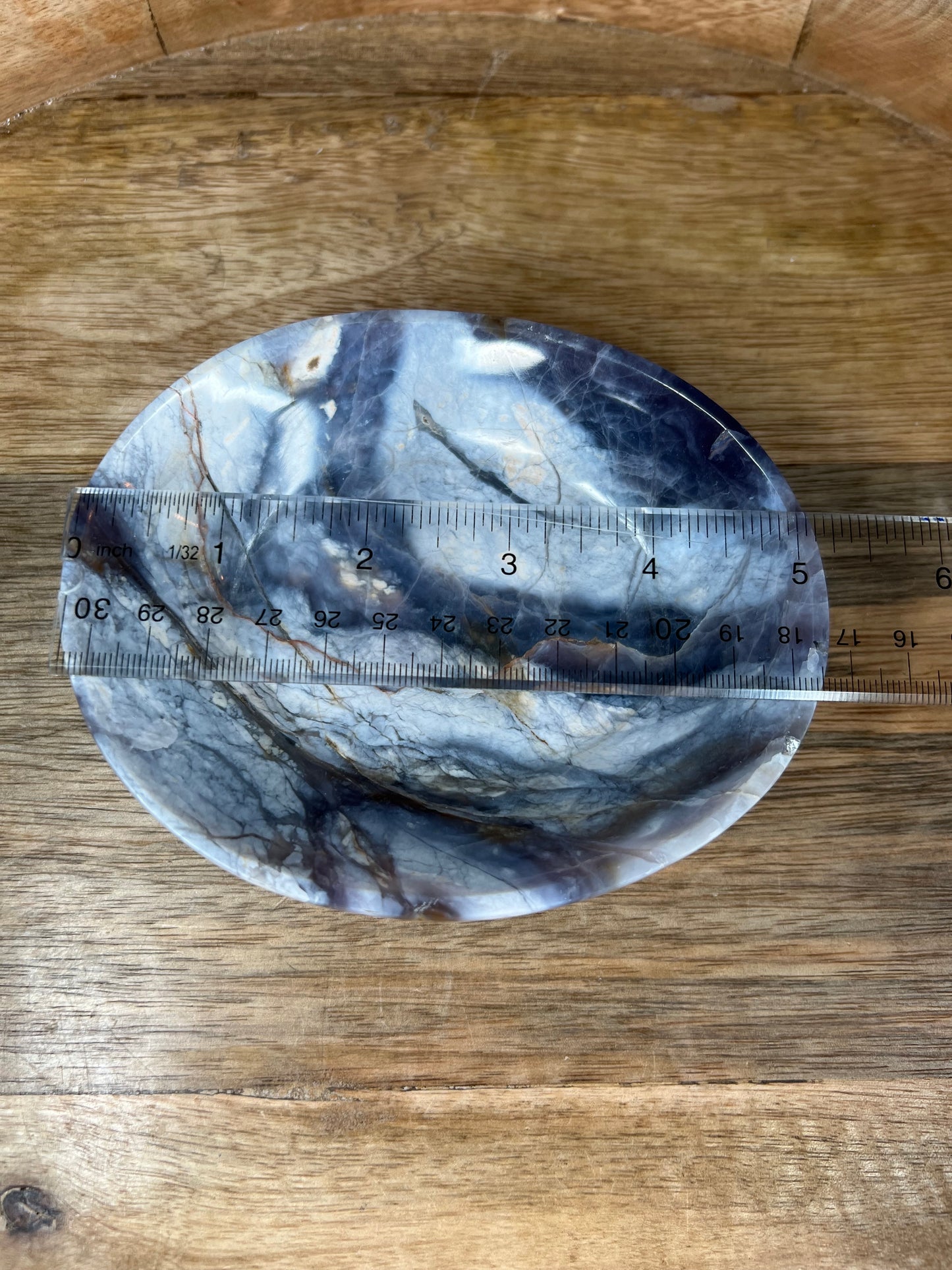 Purple Chalcedony Bowl