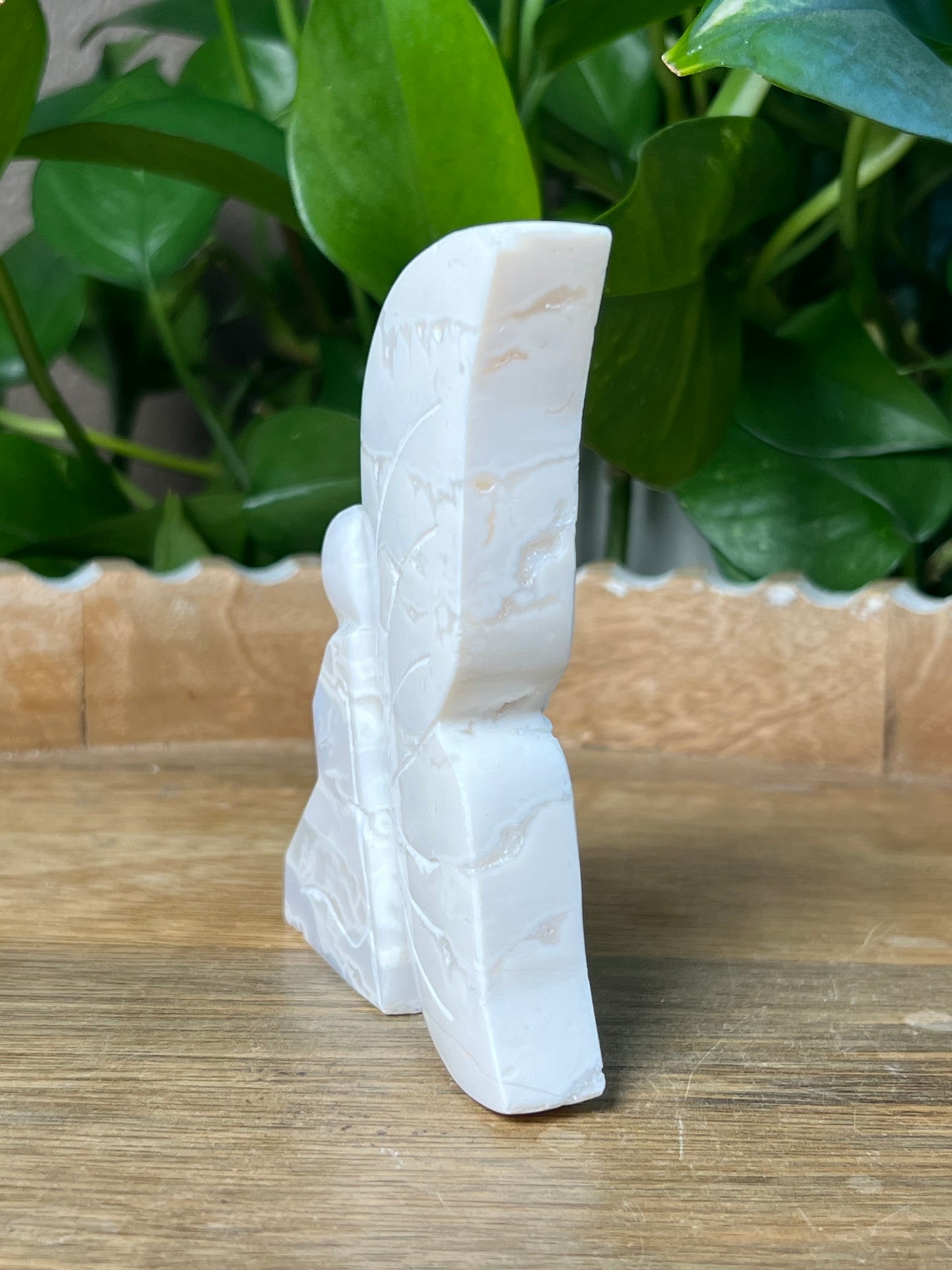 White Plume Agate Fairy