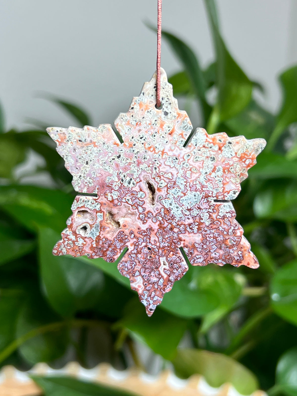 Marcasite Ornament Snowflake: K
