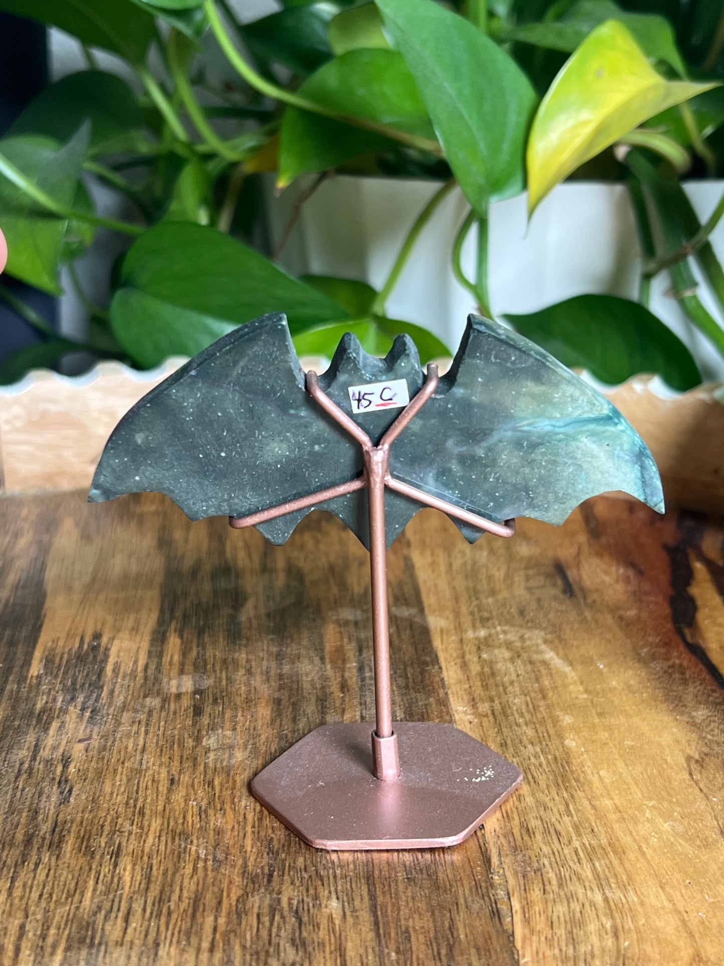 Blue Green Jasper Bat