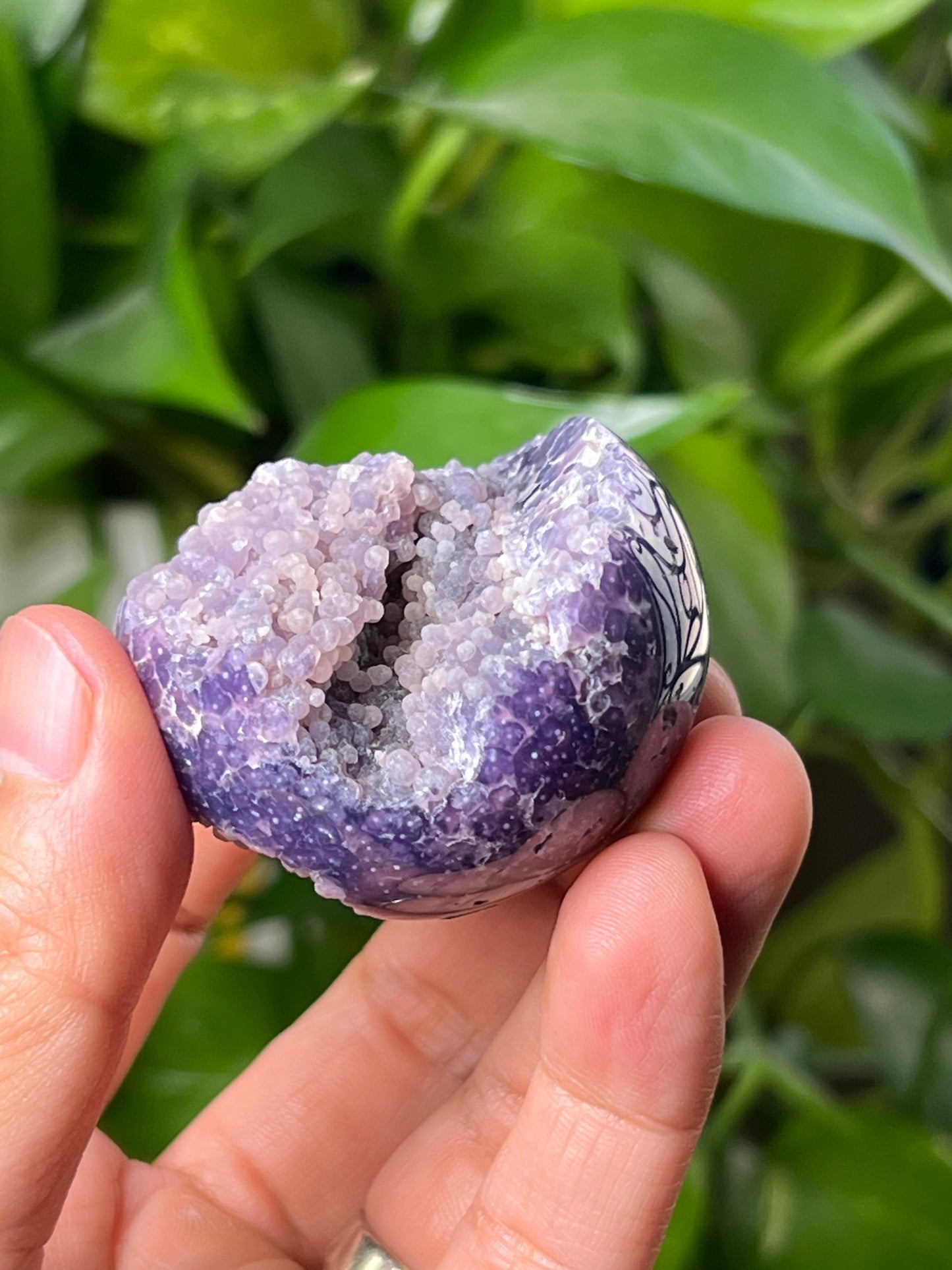 Grape Agate Sphere