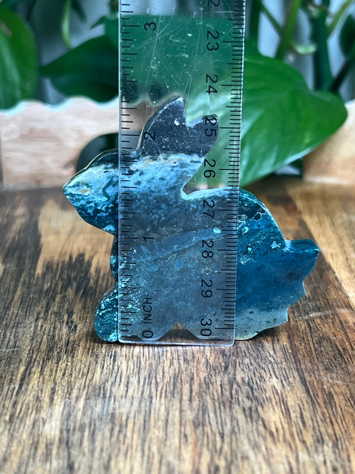 Blue Green Jasper Bunny: RA