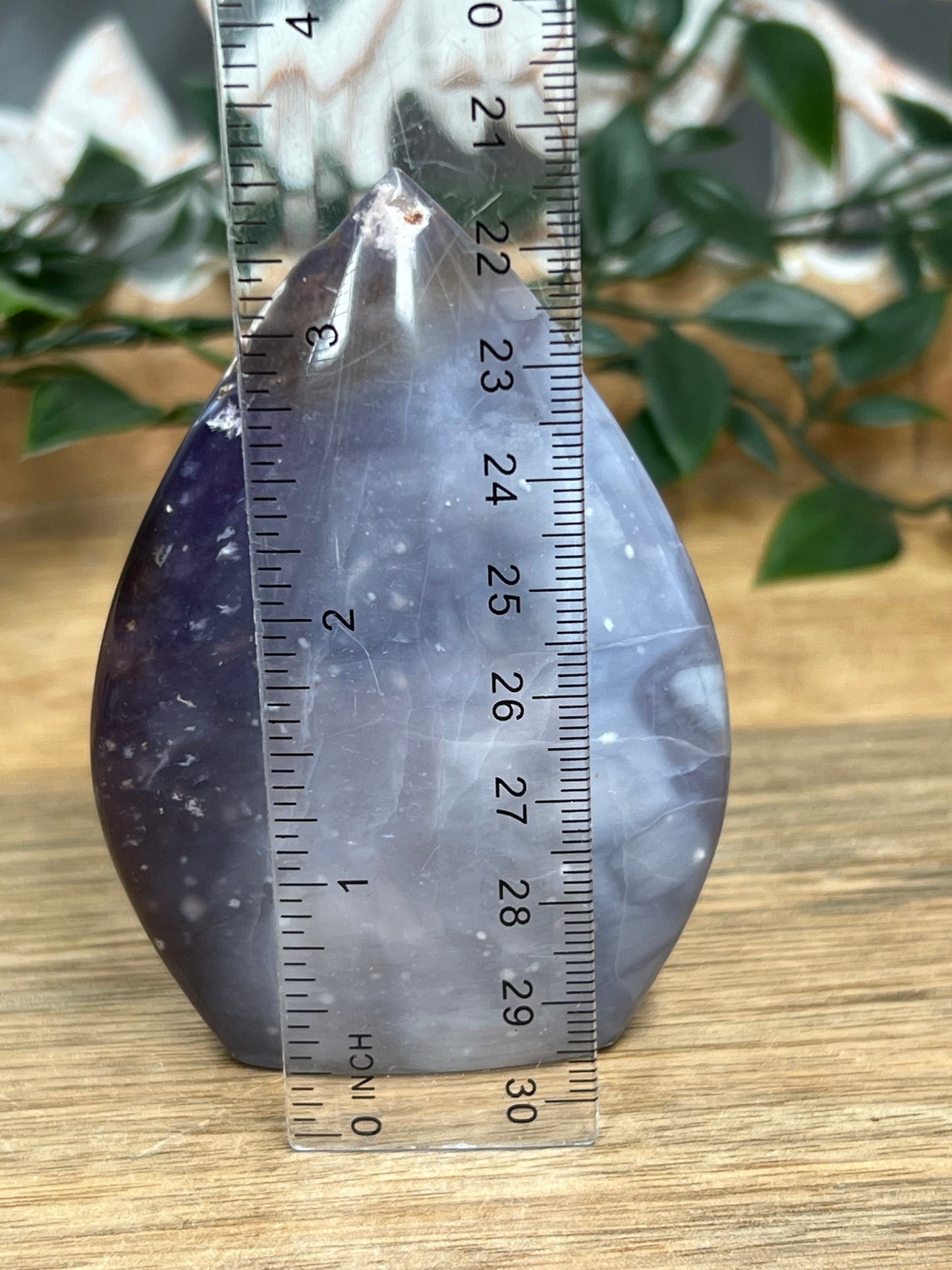 Purple Chalcedony Flame