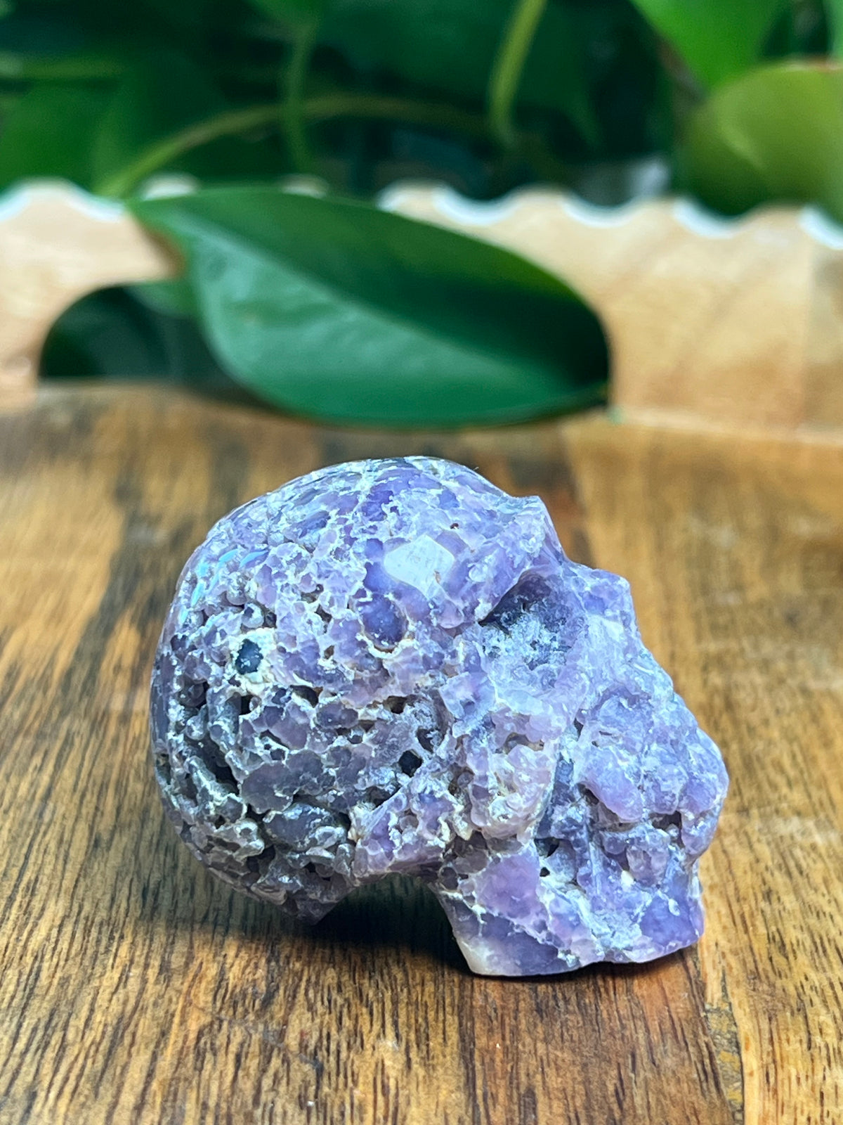 Grape Agate Mini Skull: GV