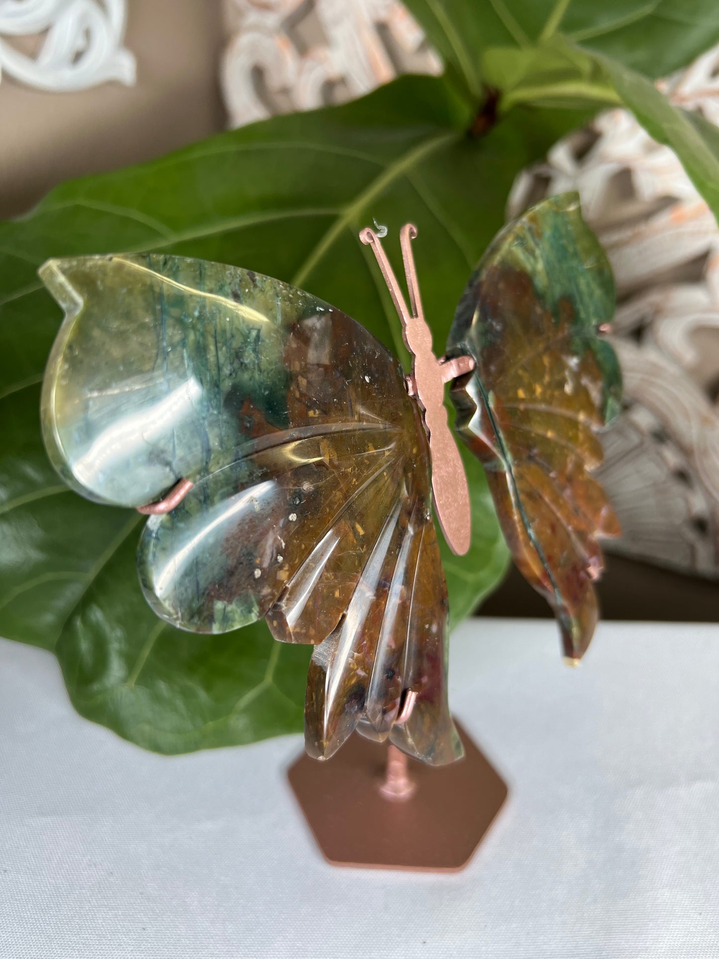 Blue Green Jasper Wings