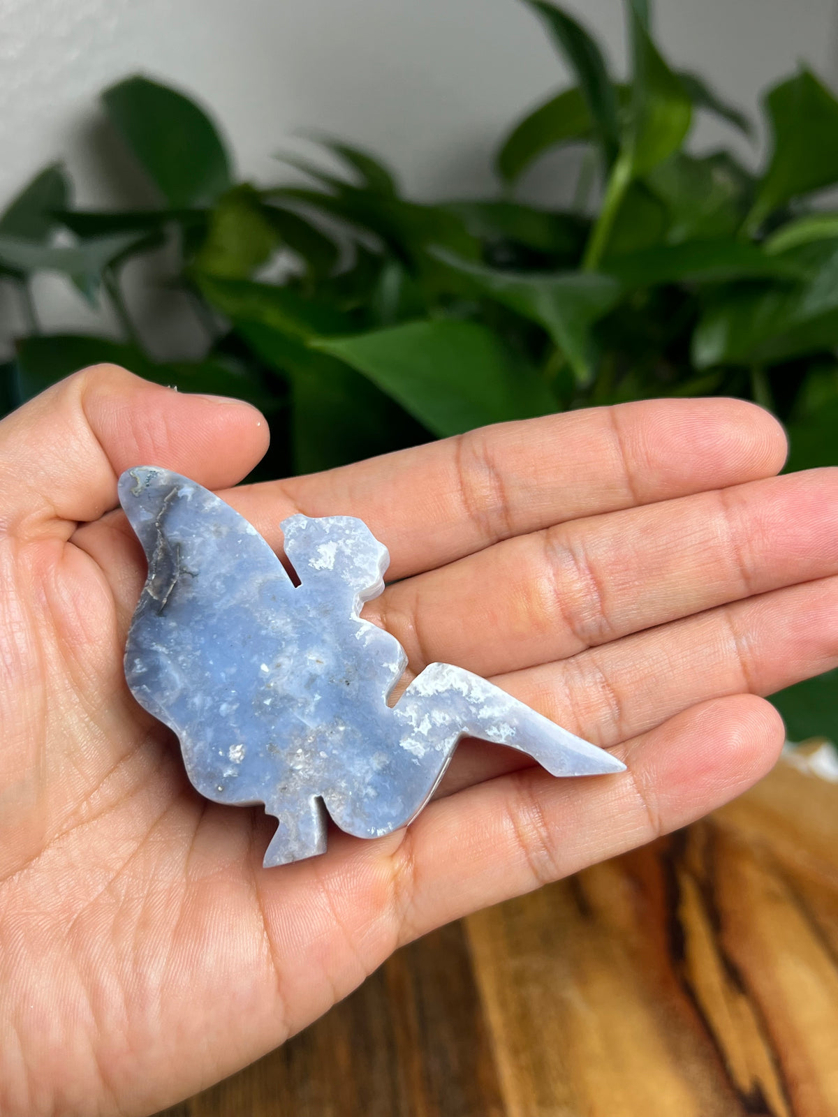 Blue Plume Agate Pixie Fairy: PC