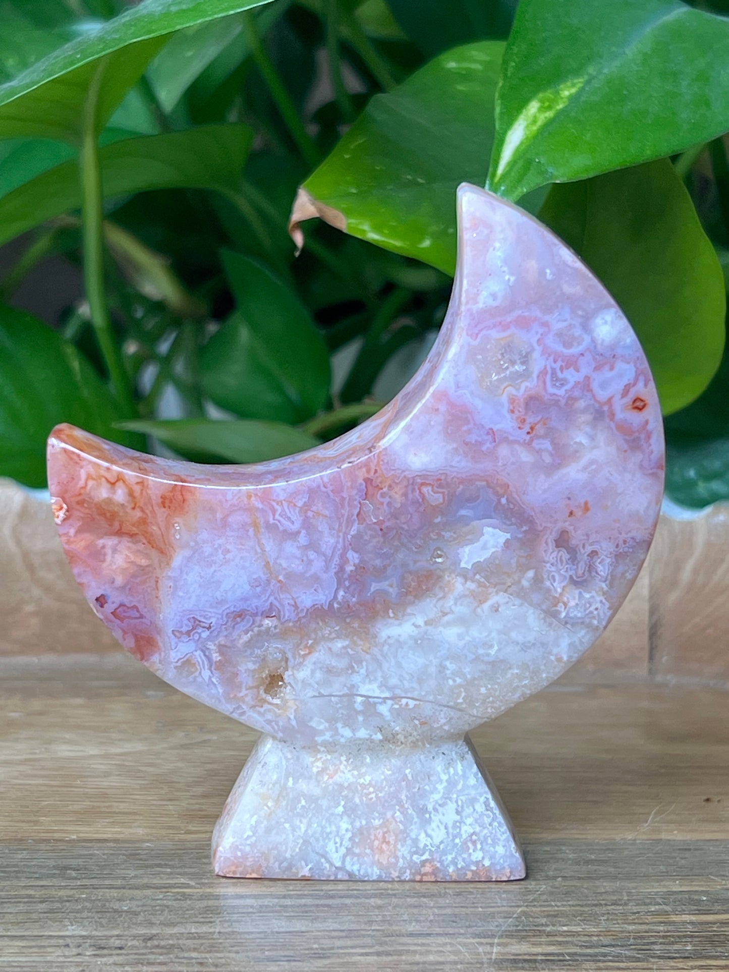 Pink Carnelian Moon