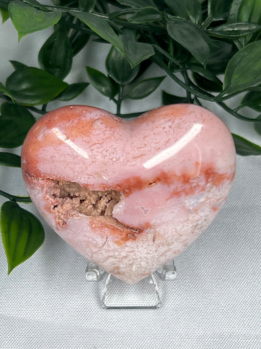 Pink Carnelian Heart
