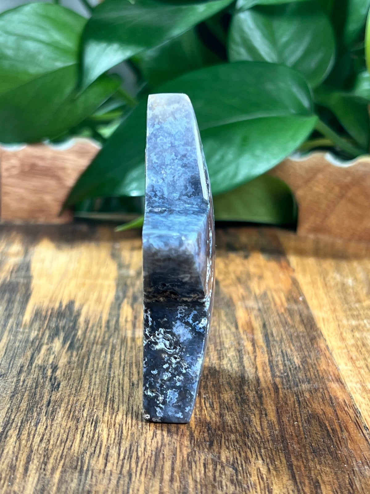 Blue Plume Agate Star: BC