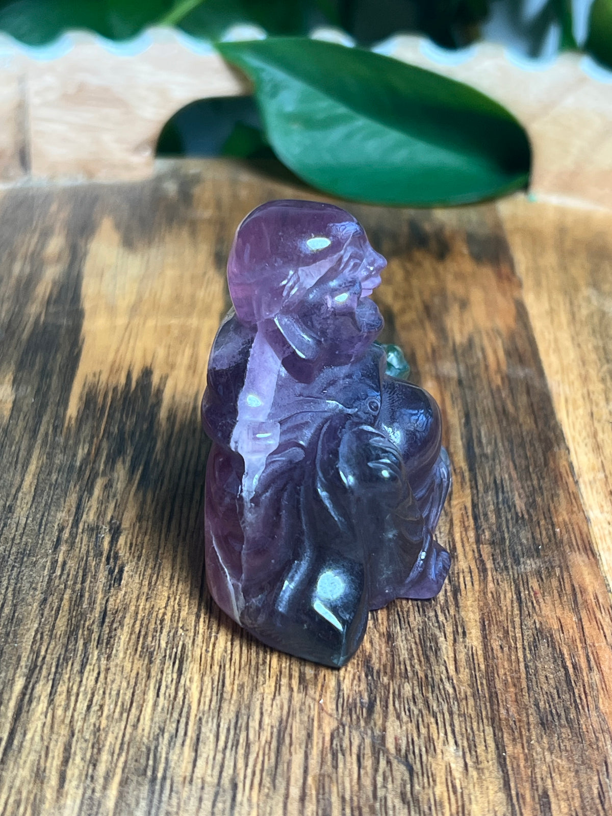 Fluorite Buddha: AB