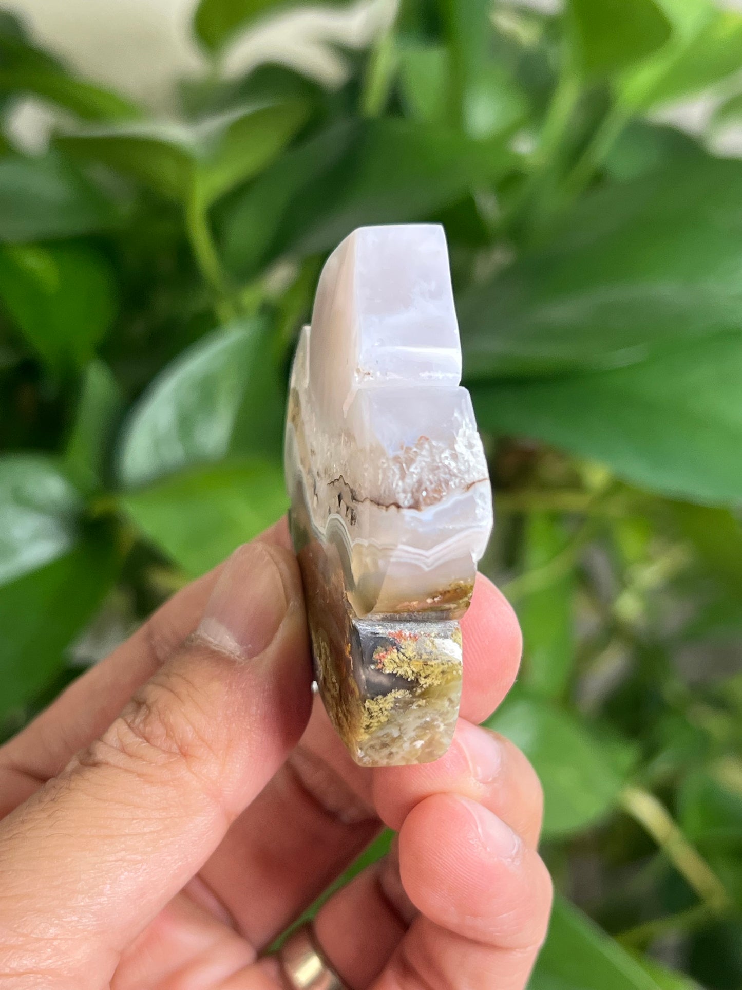 Scenic Moss Agate Flower Xi