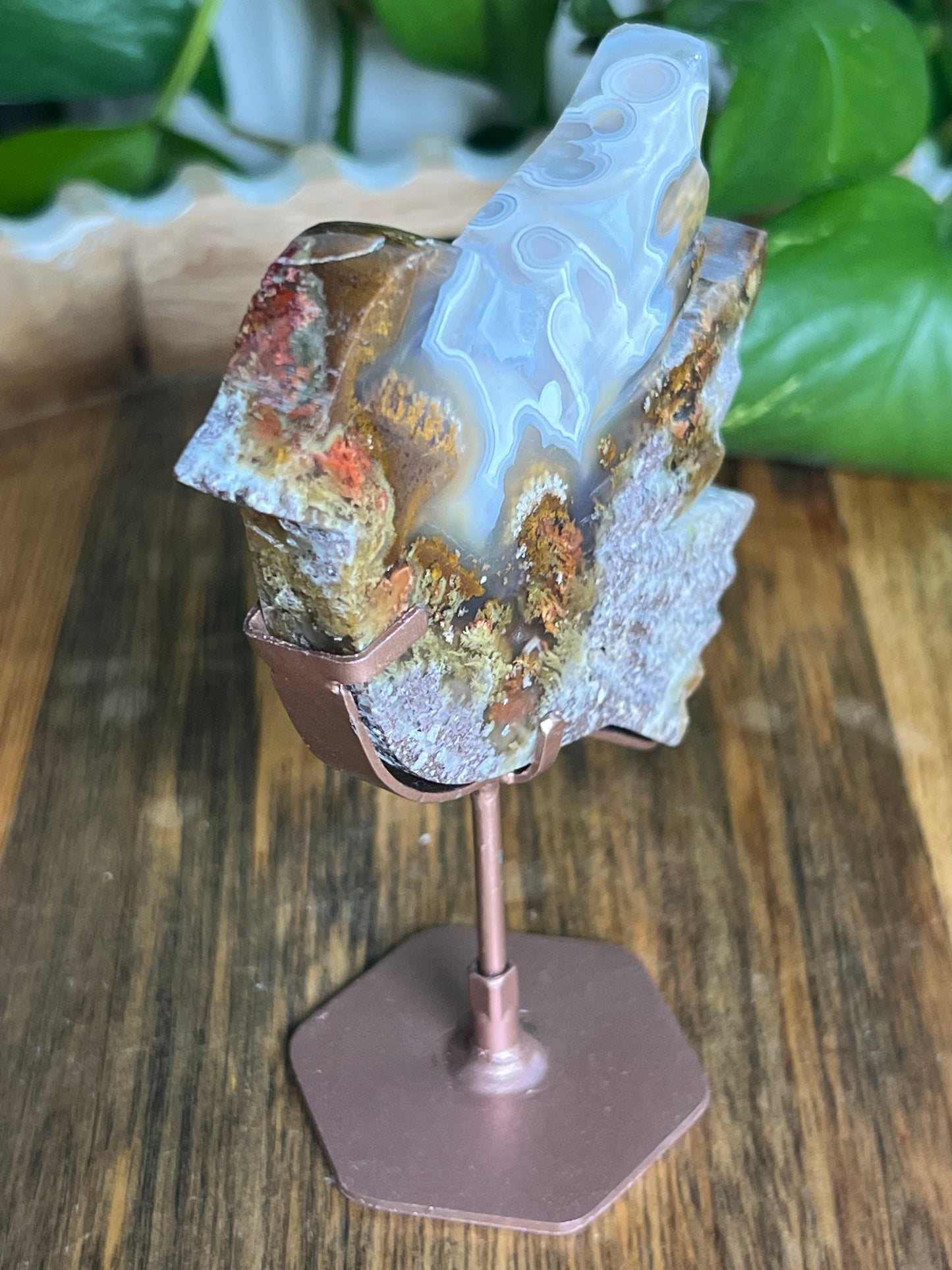 Scenic Moss Agate Bird