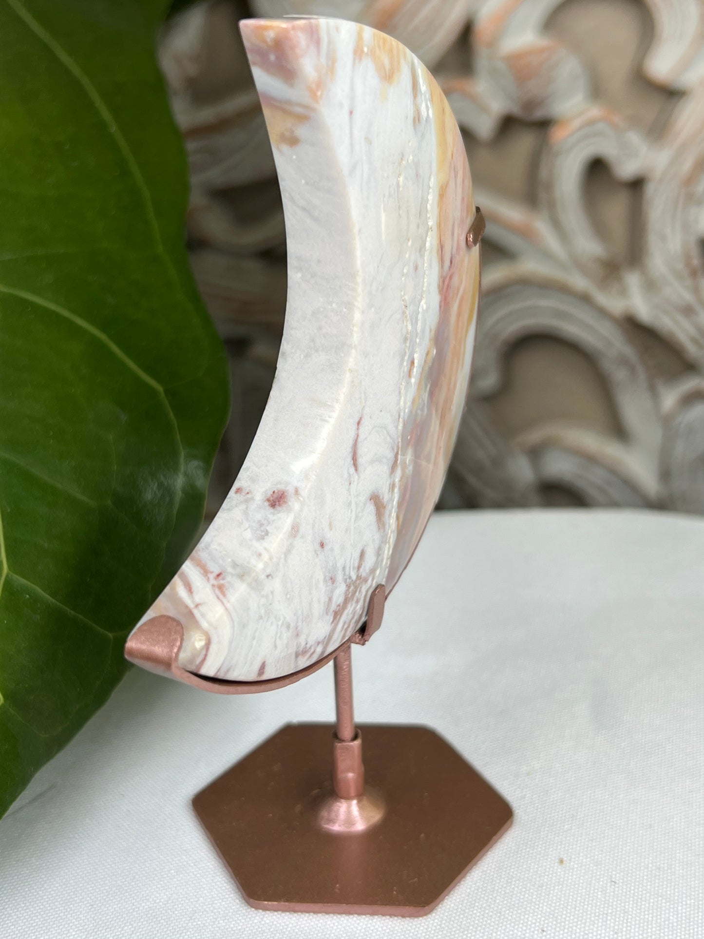 Milky Jasper Moon
