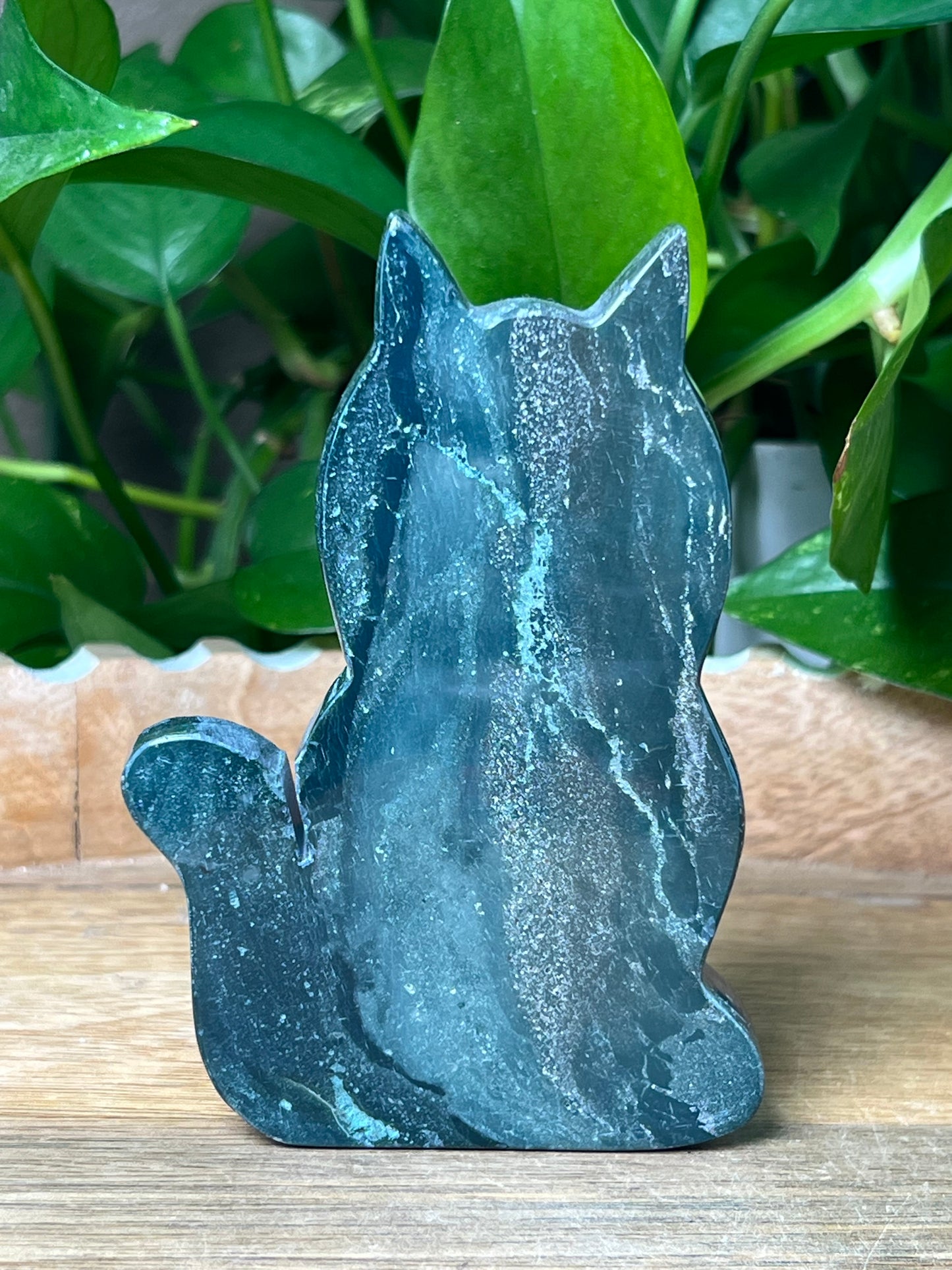 Blue Green Jasper Cat
