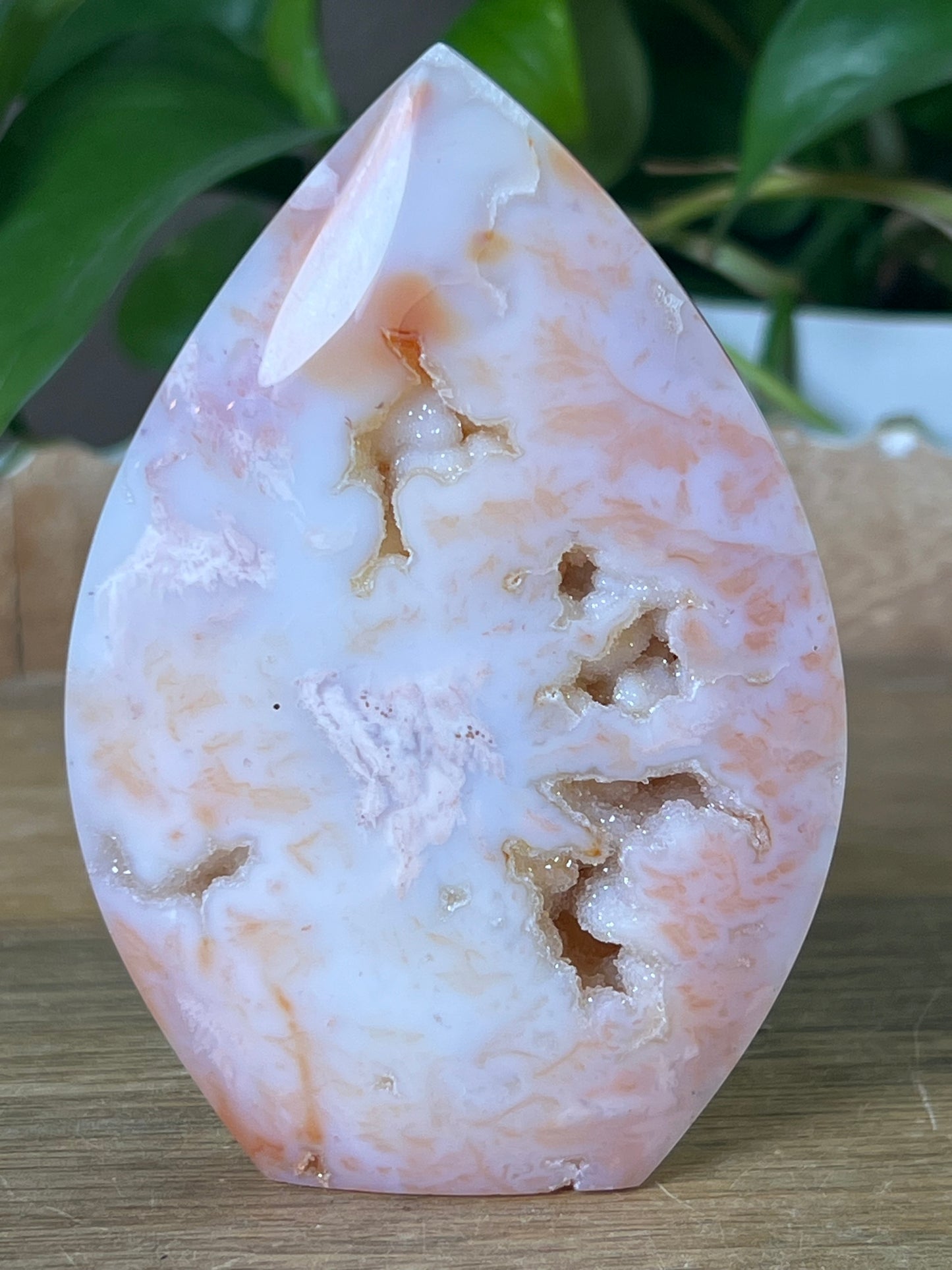 Pink Carnelian Flame