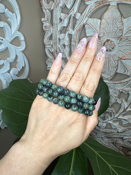 Kambaba Jasper Beaded Bracelet (8mm)