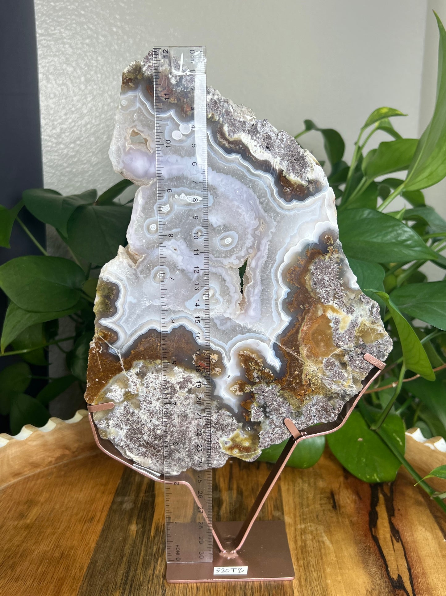 Scenic Moss Agate Slab