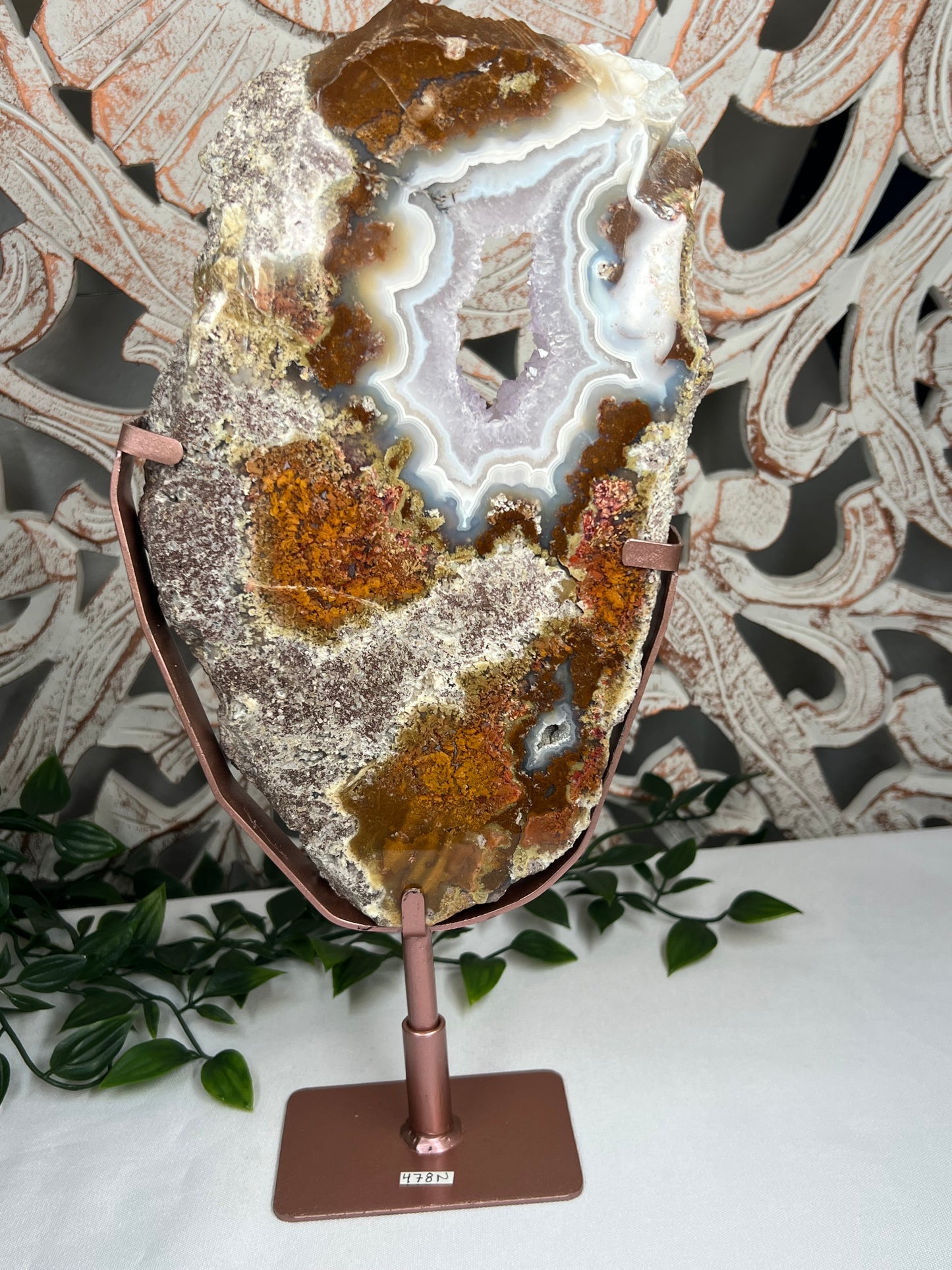 Scenic Moss Agate Slab