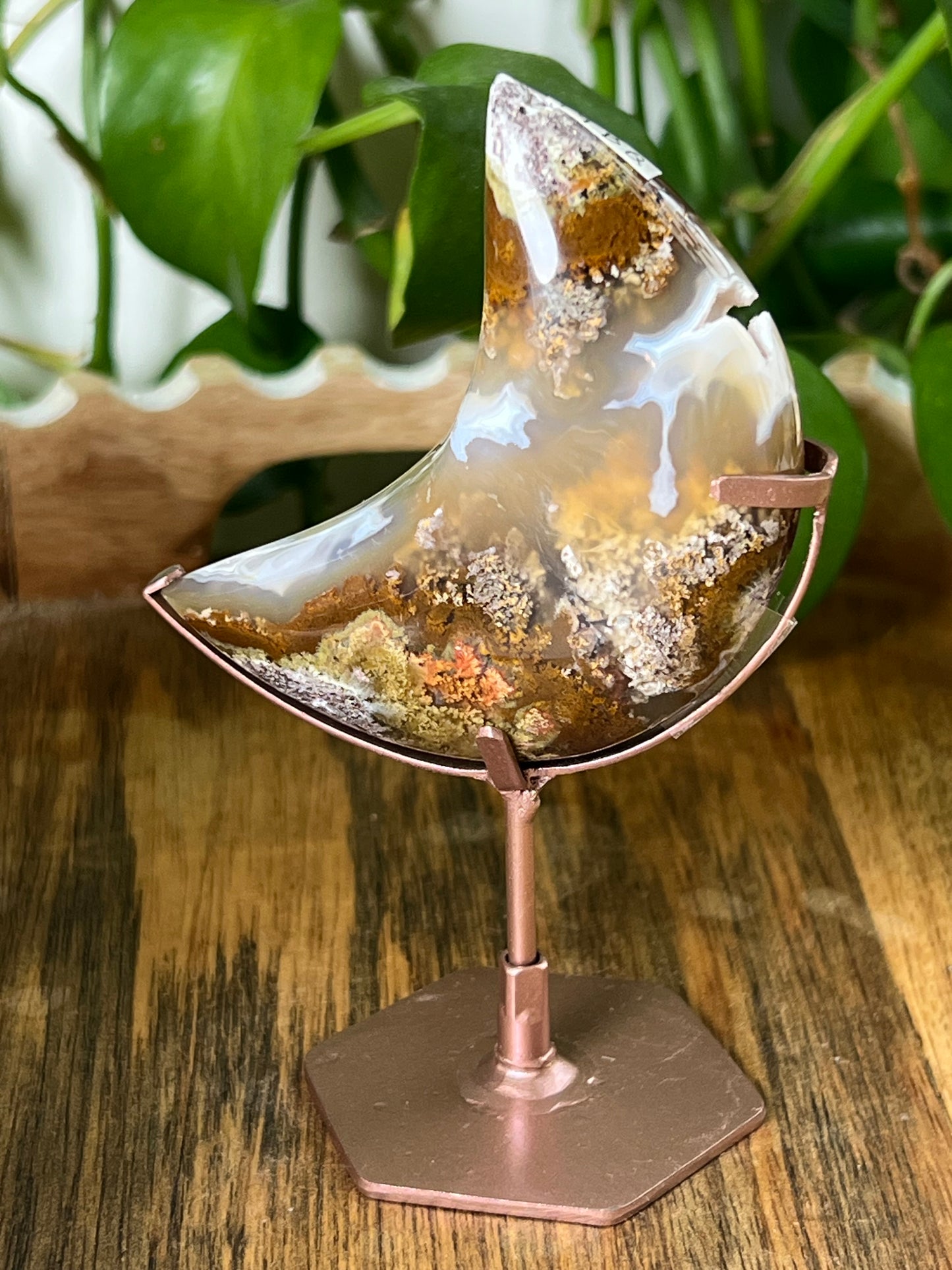 Scenic Moss Agate Moon