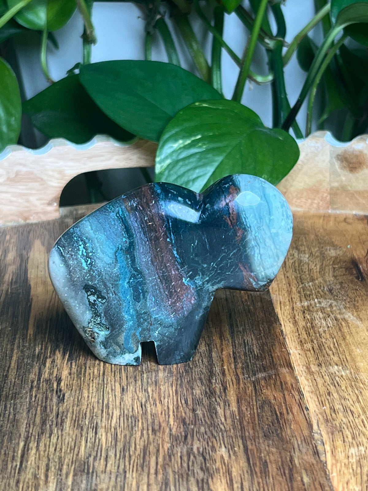 Blue Green Jasper Buffalo: DA