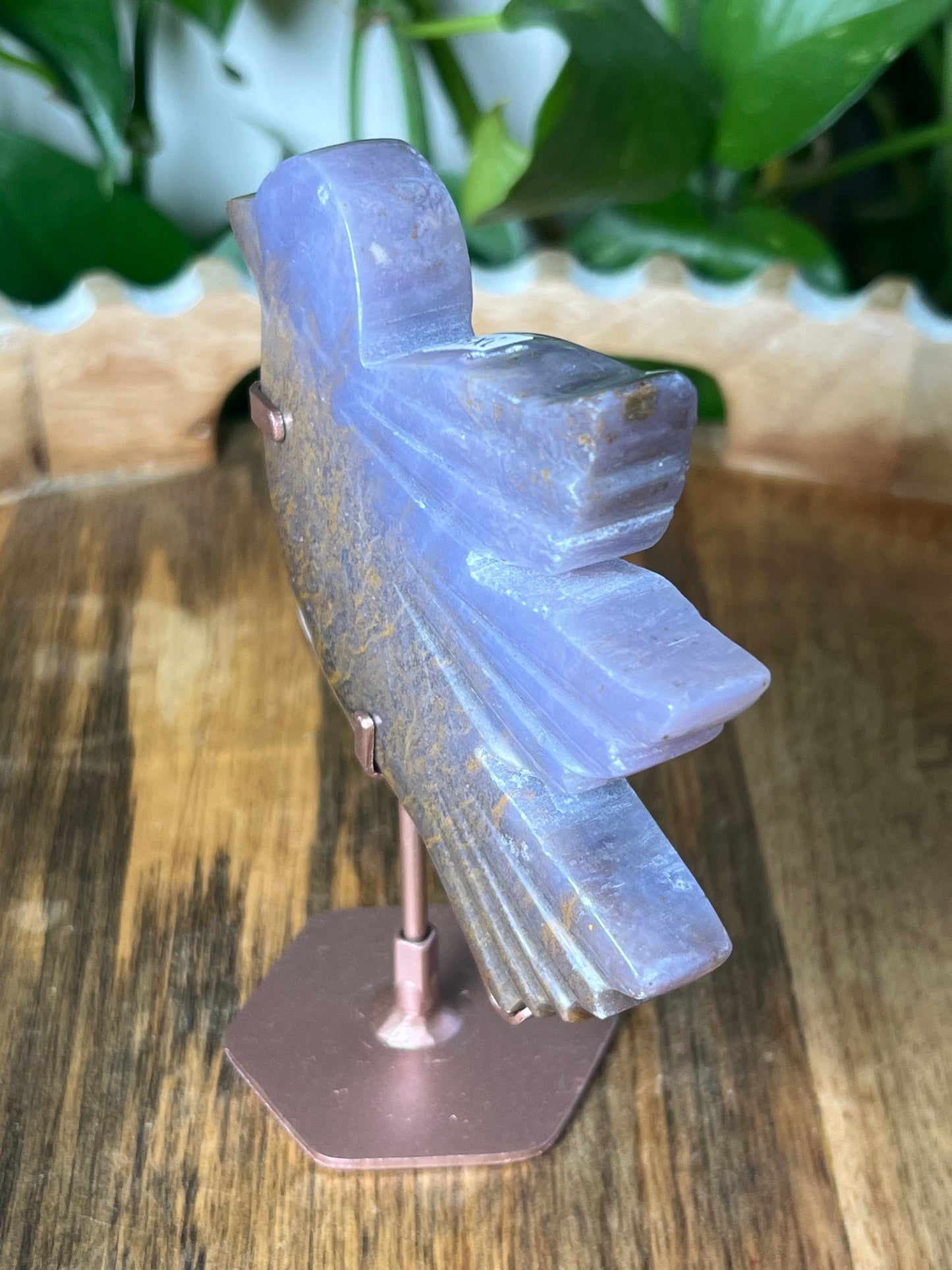 Gold Moss In Purple Chalcedony