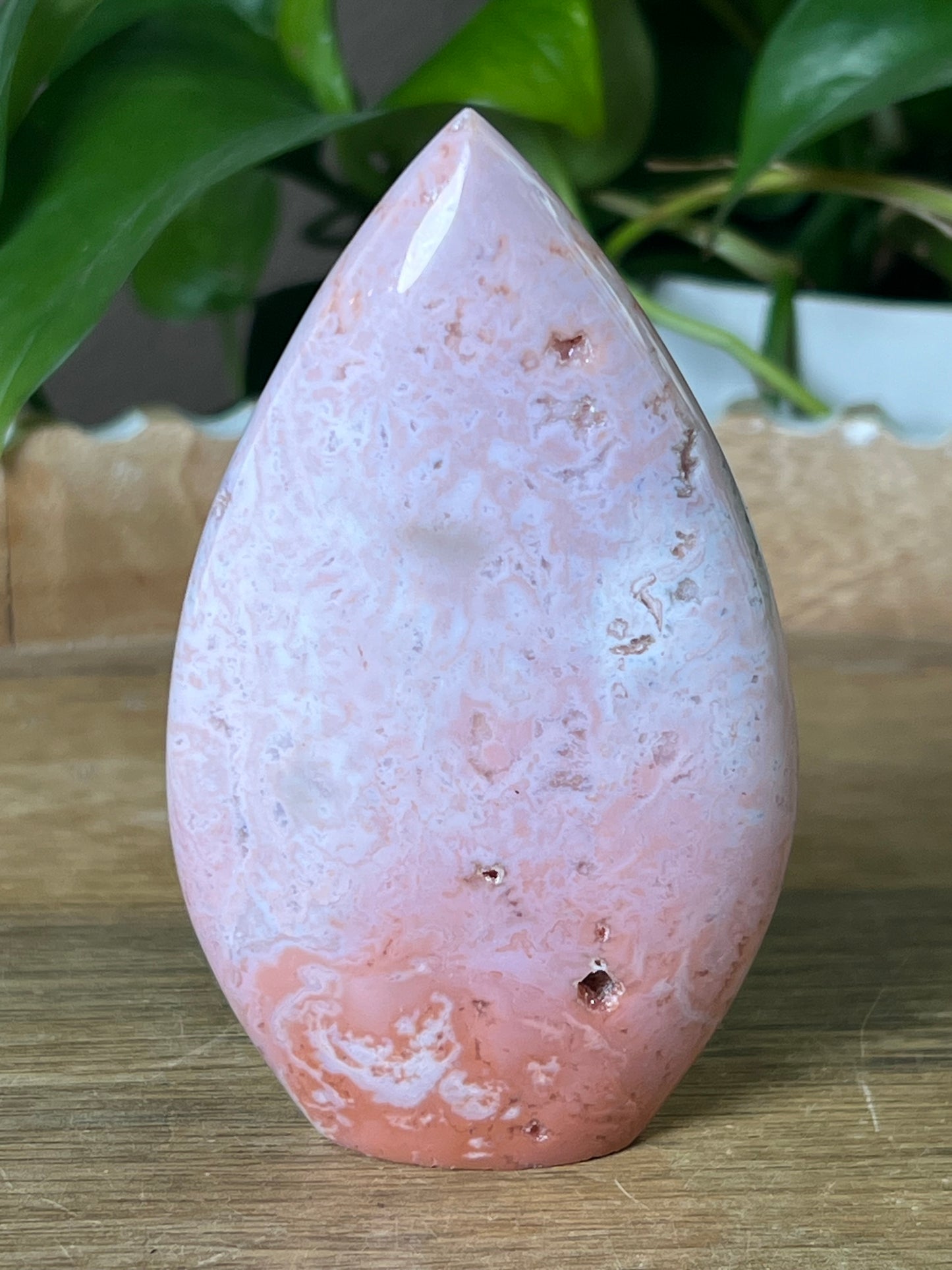 Pink Carnelian Flame