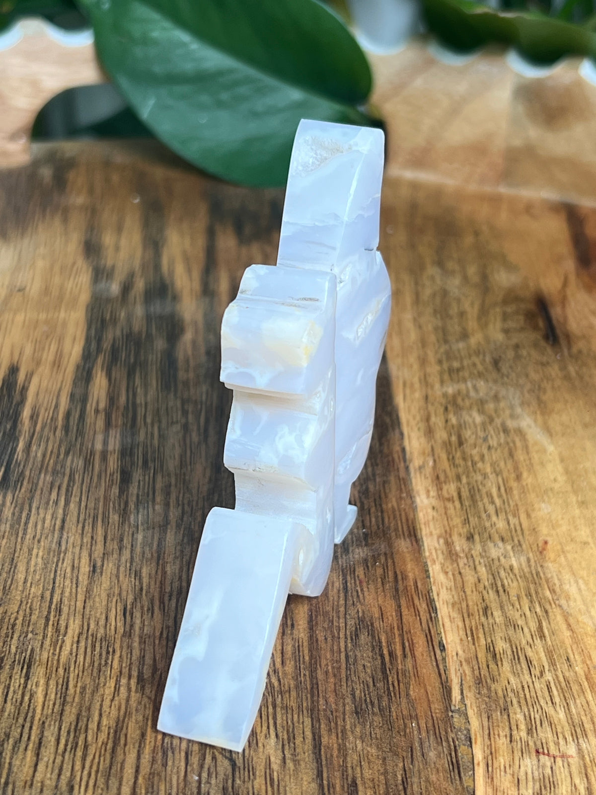 White Plume Agate Pixie Fairy: DE