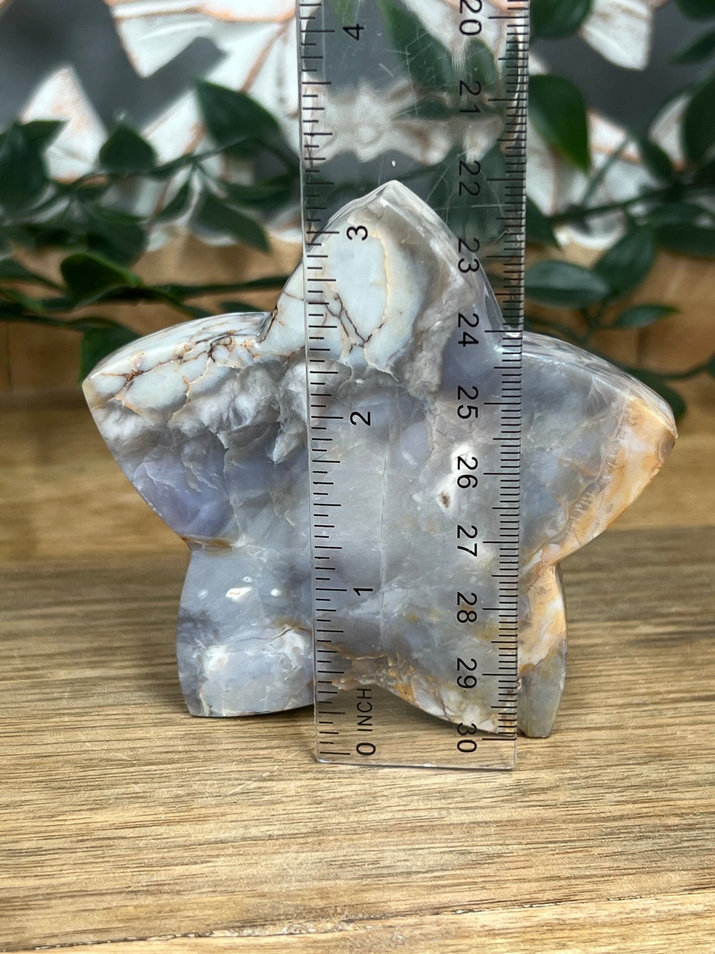 Purple Chalcedony Star