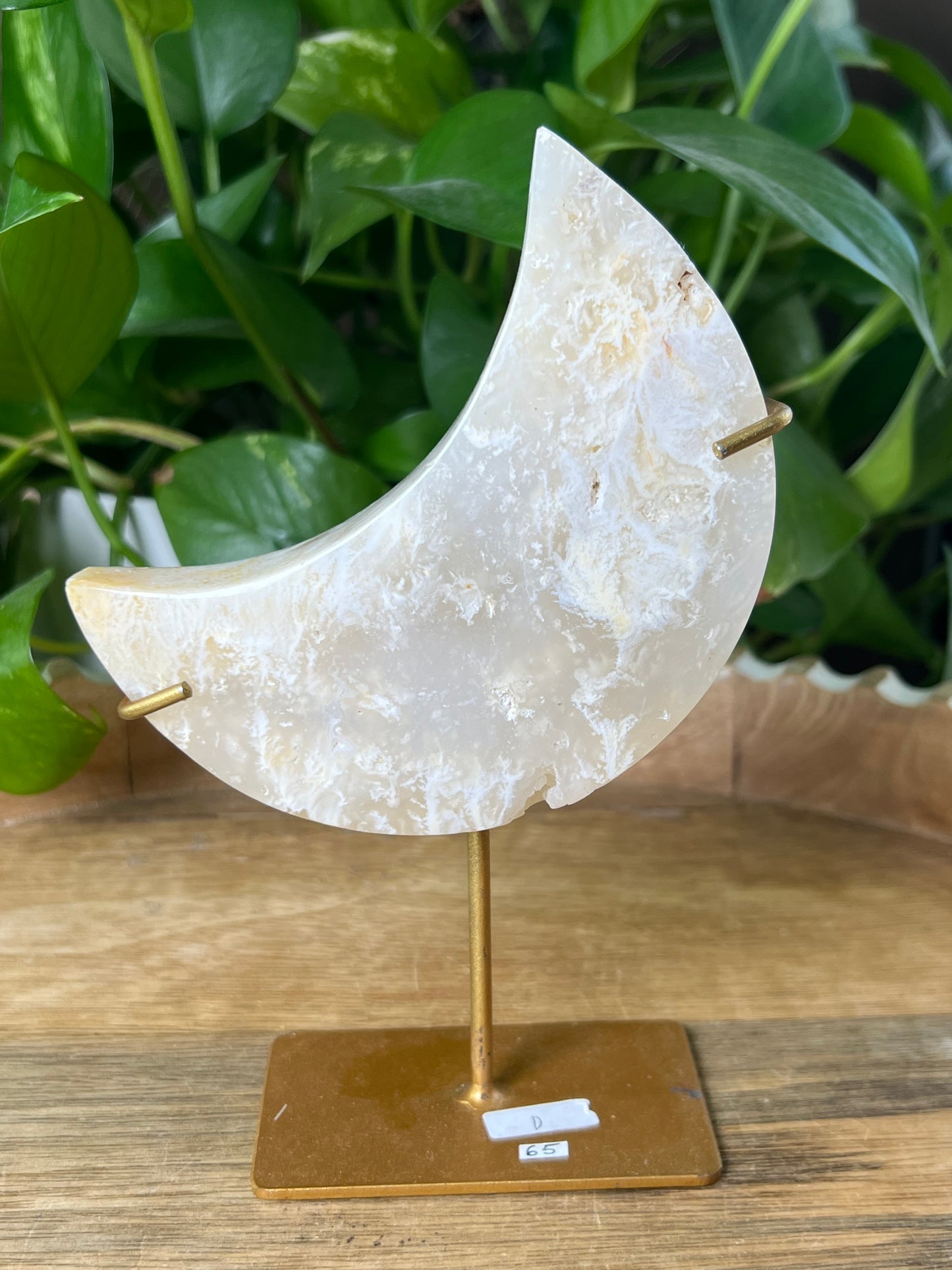 Flower Agate Moon