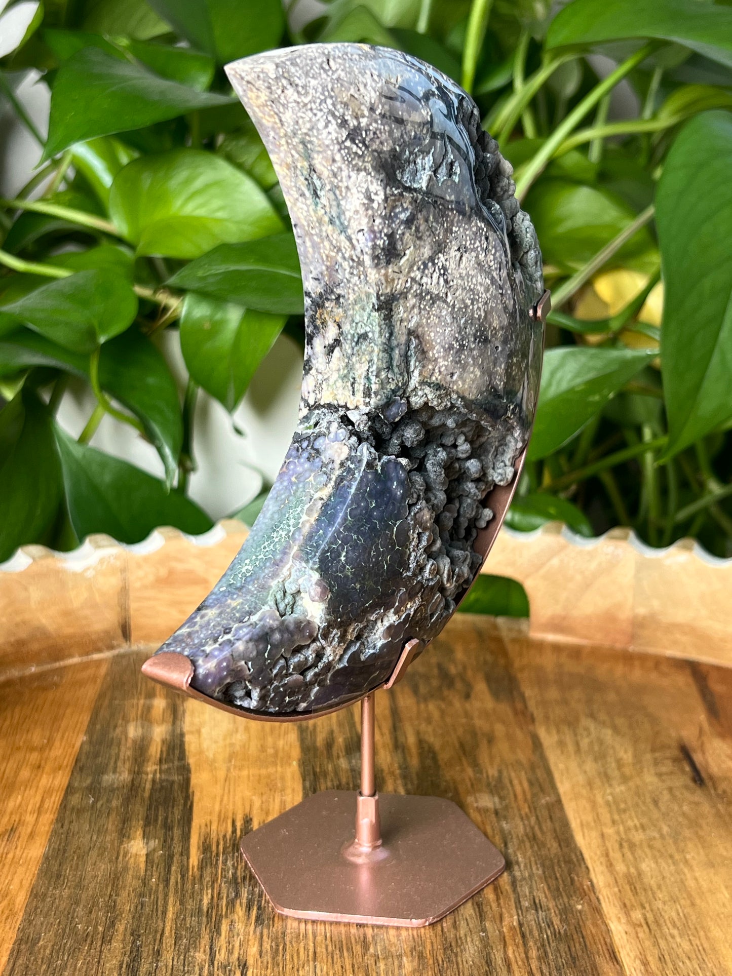 Grape Agate Moon
