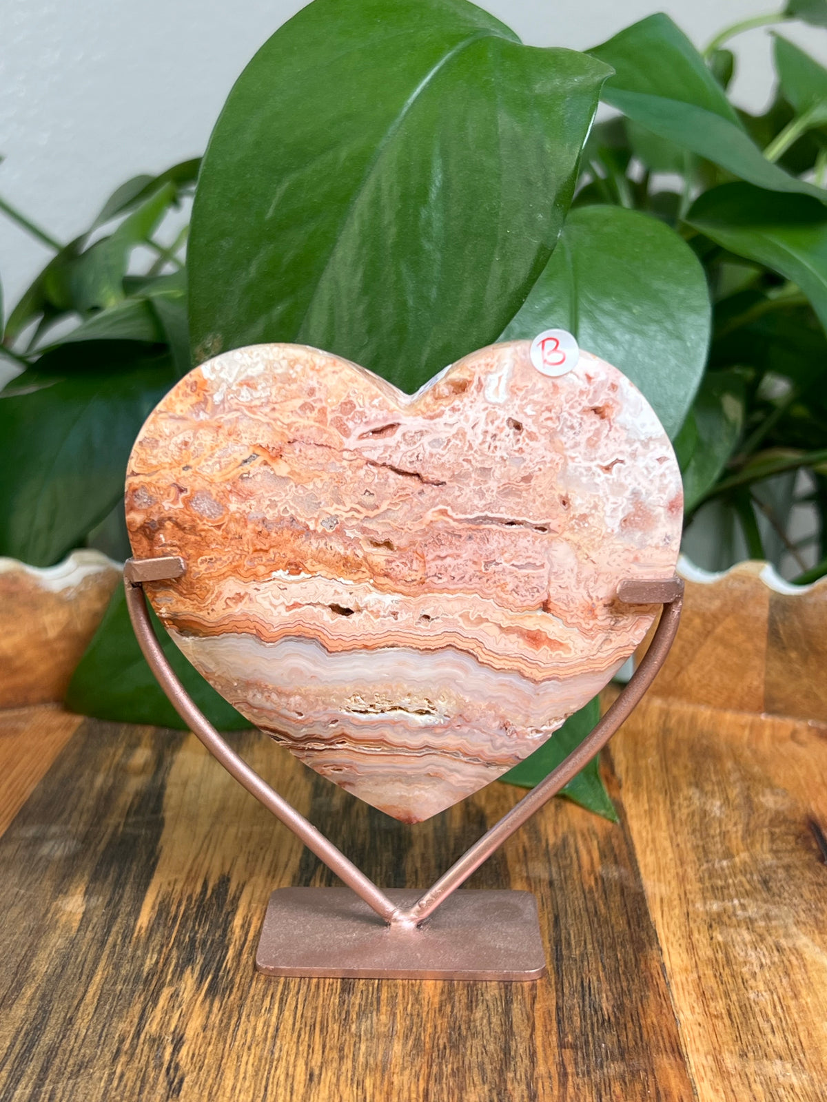 Crazy Lace Agate Hearts