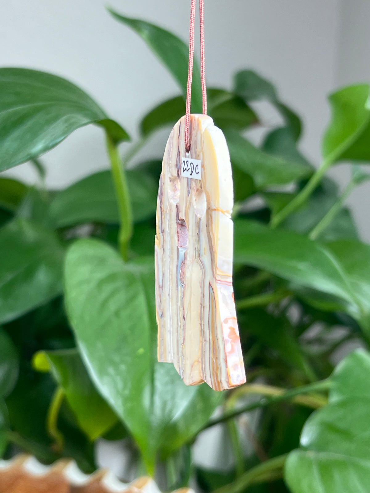 Crazy Lace Agate Ornament Ghost: DC