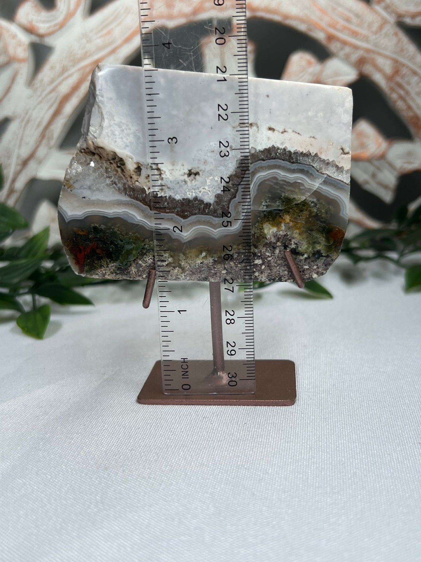 Scenic Moss Agate Slab