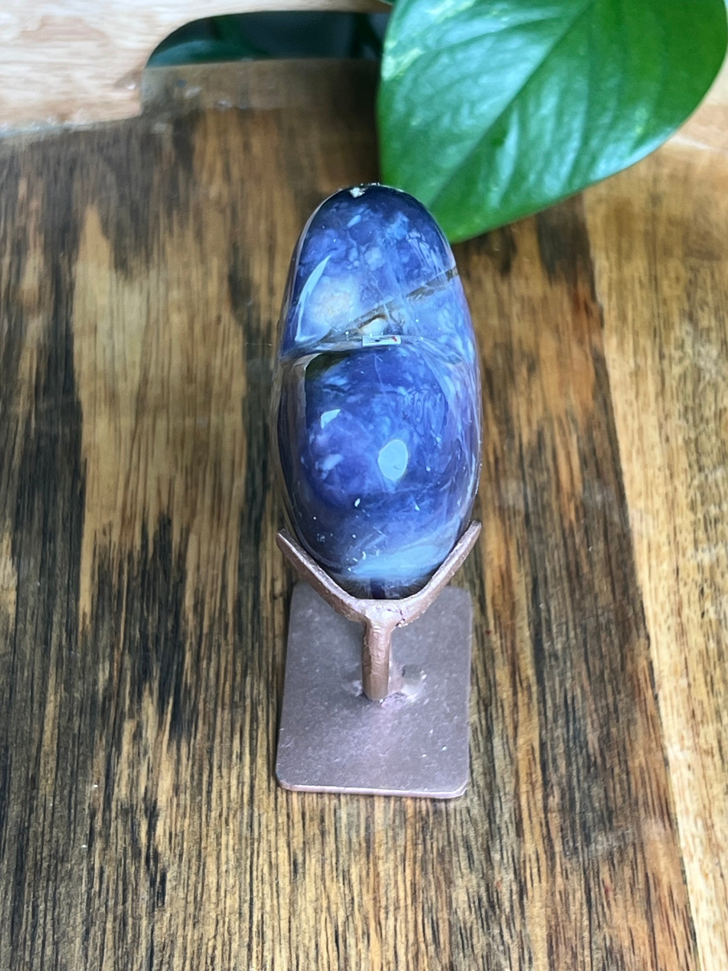 Purple Chalcedony Heart: X