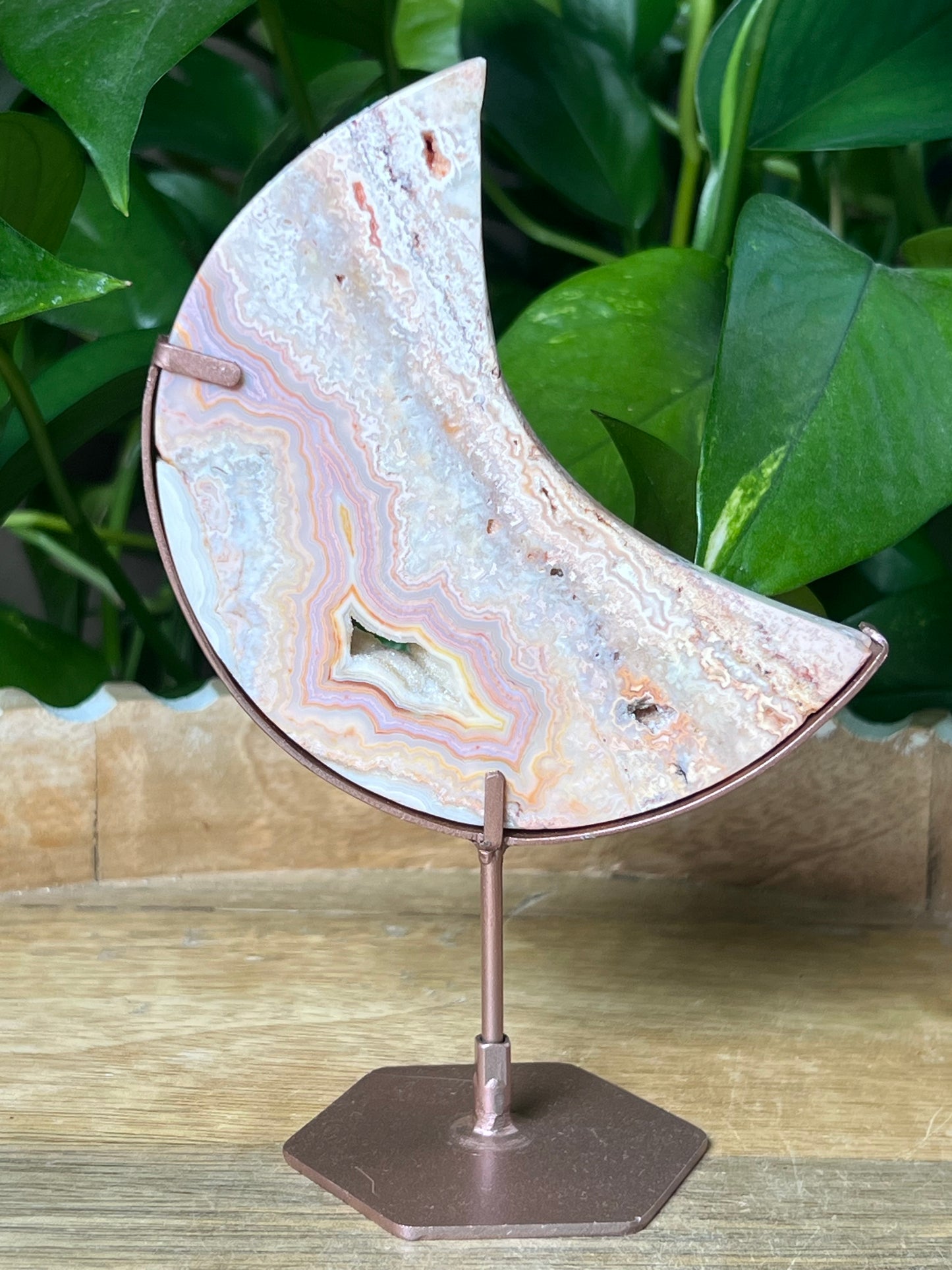 Crazy Lace Agate Moon