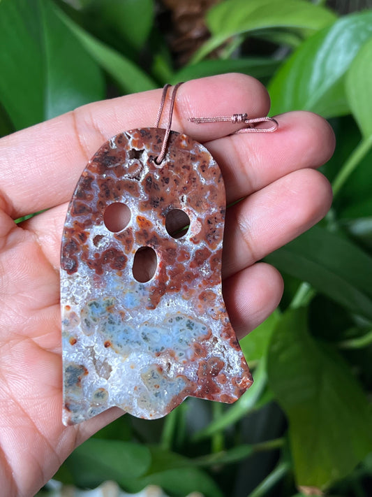 Marcasite Ghost Ornament