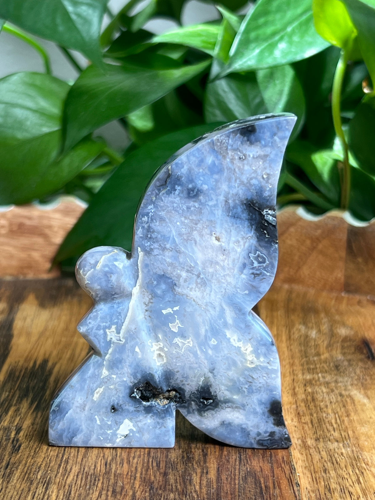 Blue Plume Agate Fairy: NQ