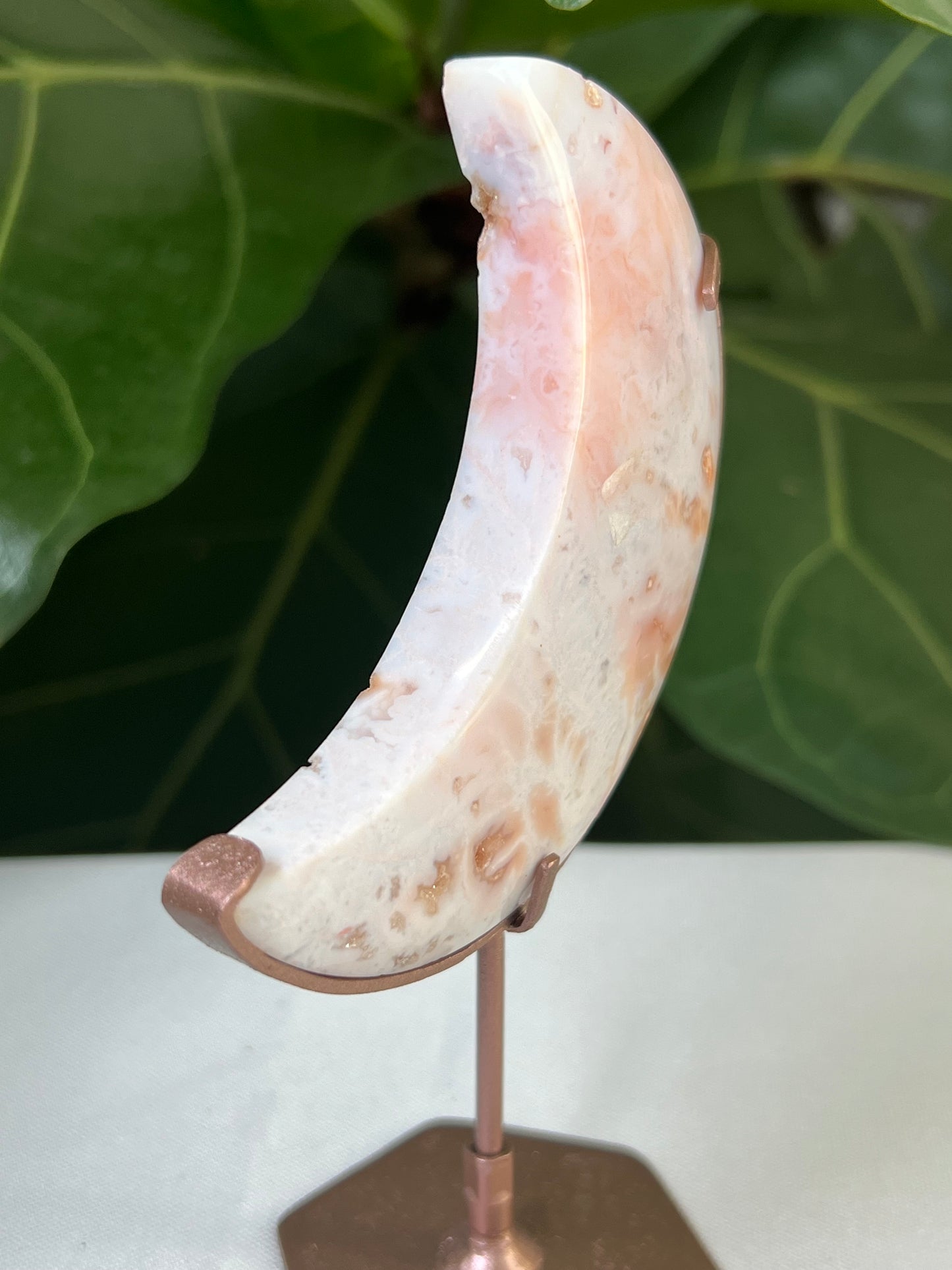 Pink Carnelian Moon