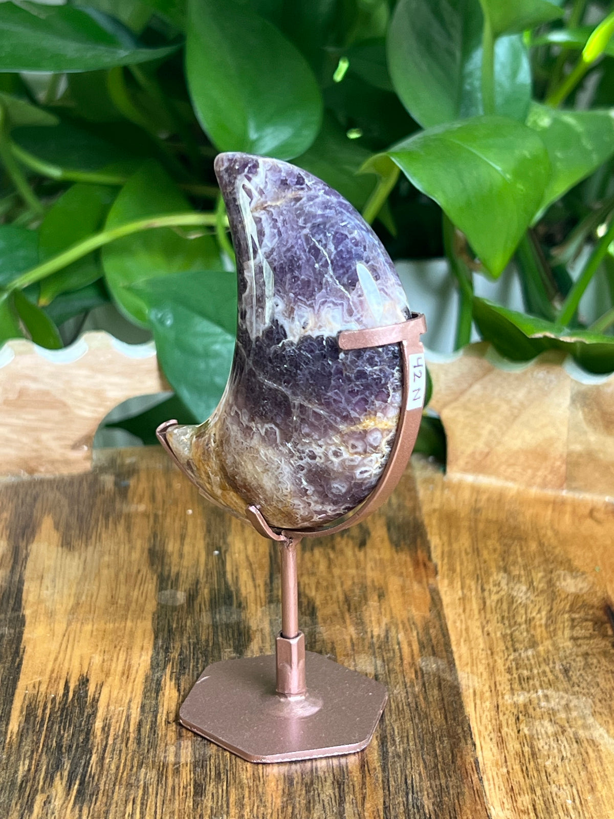 Indonesian Amethyst Puffy Moon: N