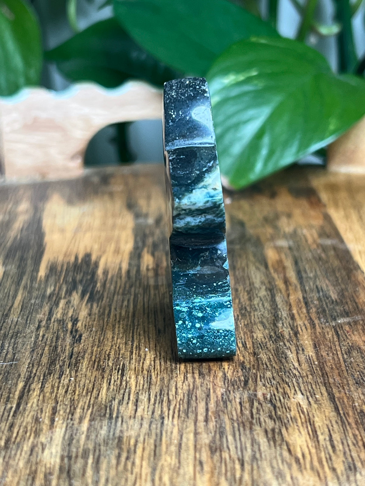 Blue Green Jasper Bunny: RA