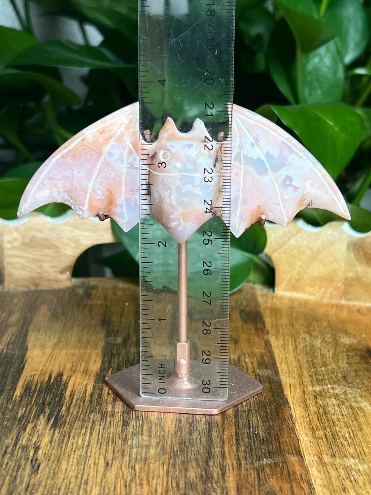 Pink Carnelian Bat: ME