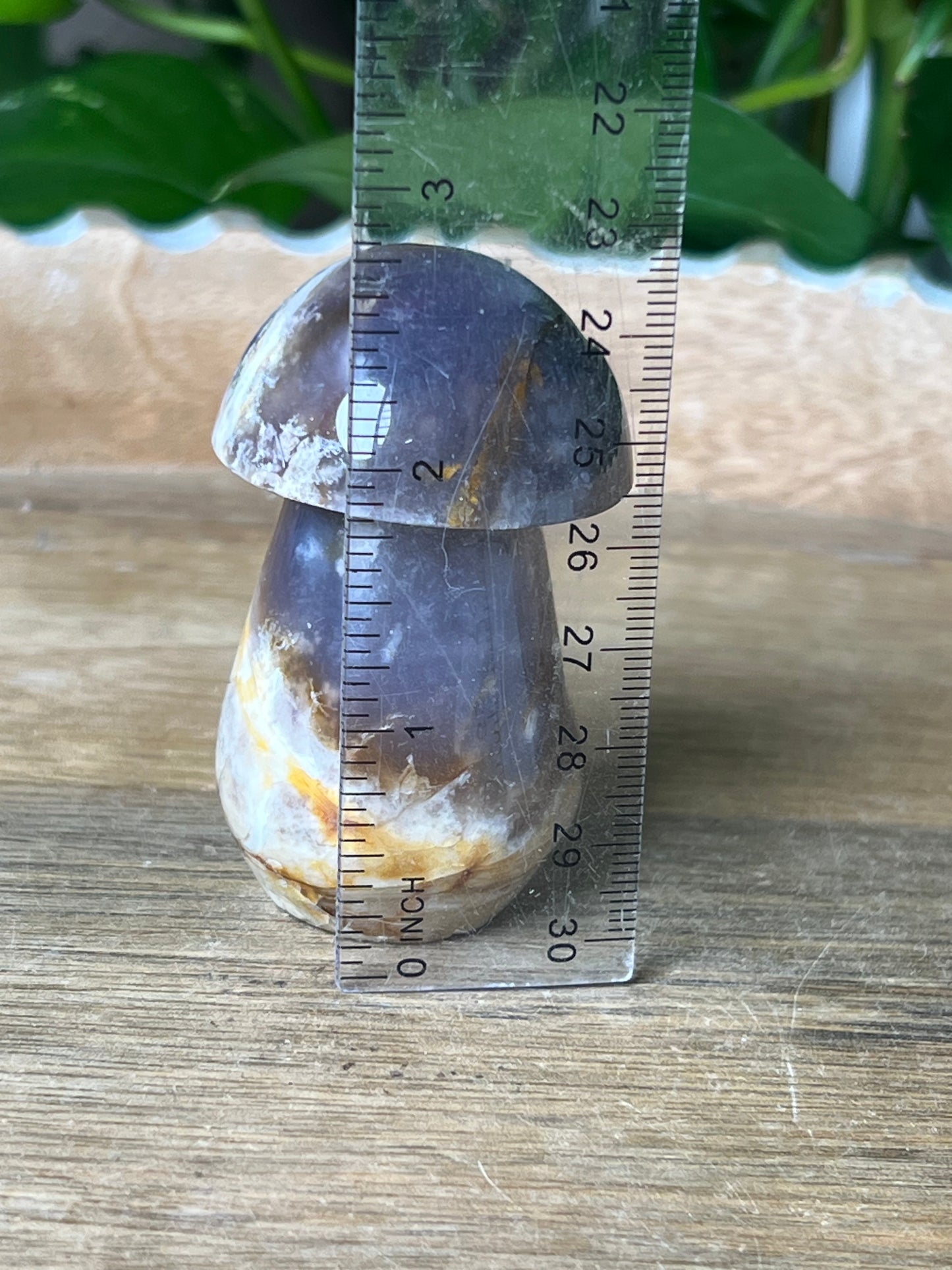 Purple Chalcedony Mushroom