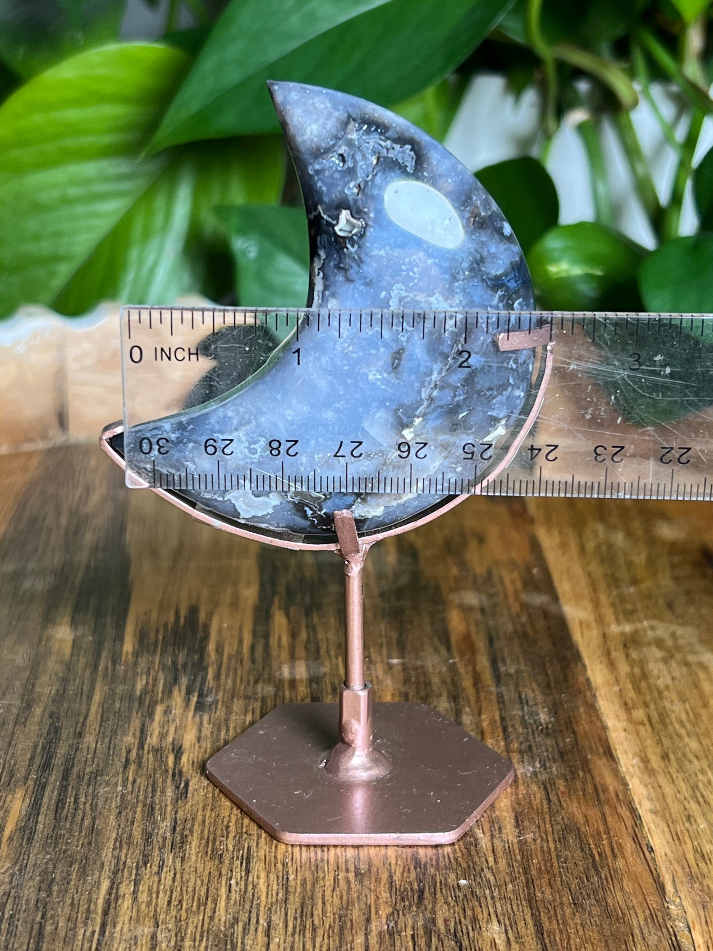 Blue Plume Agate Moon VC