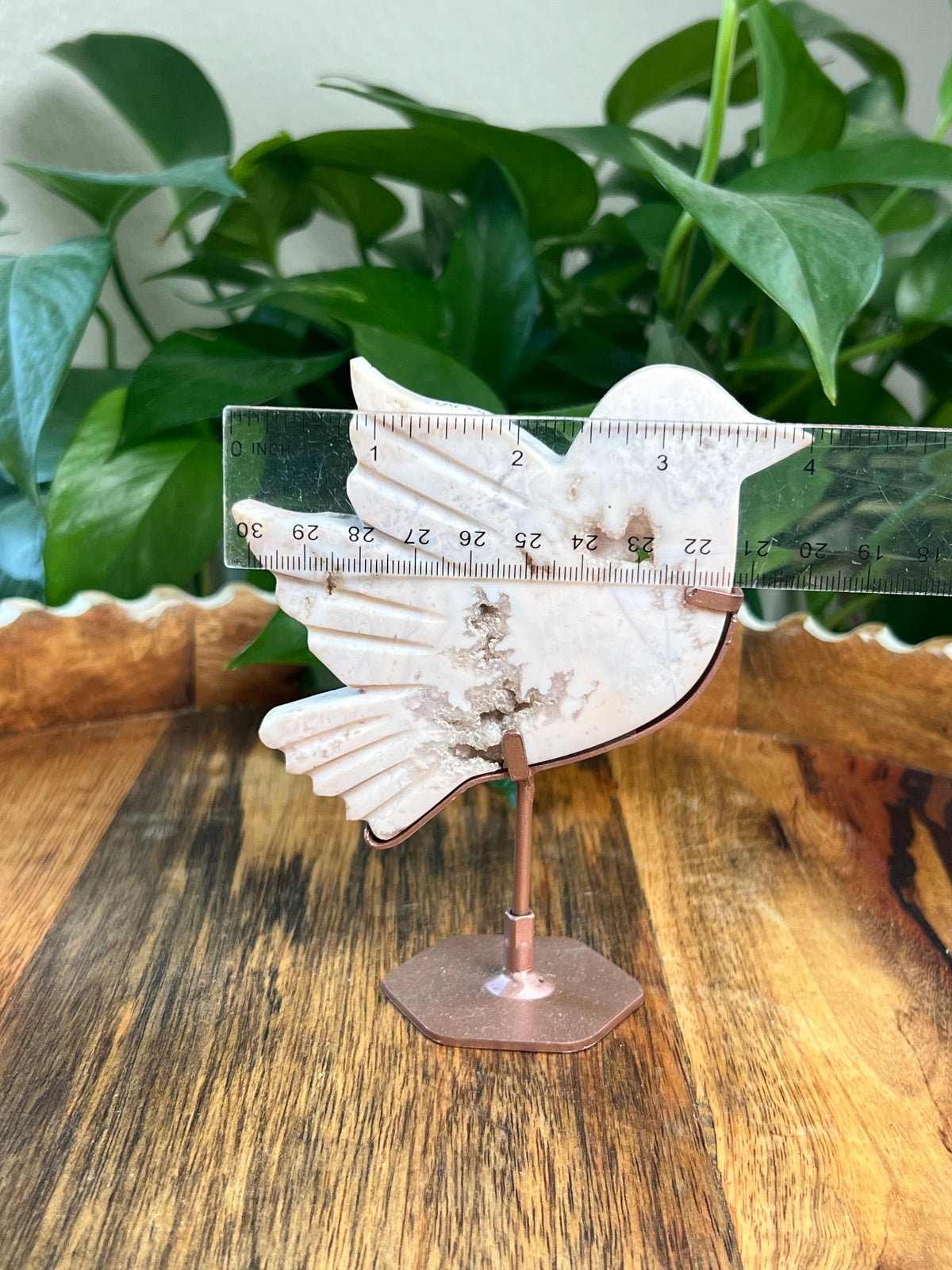 Pink Carnelian Bird: AA