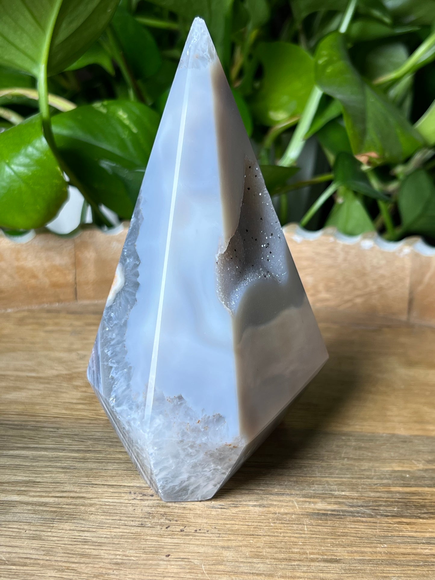 Brazilian Druzy Agate Diamond
